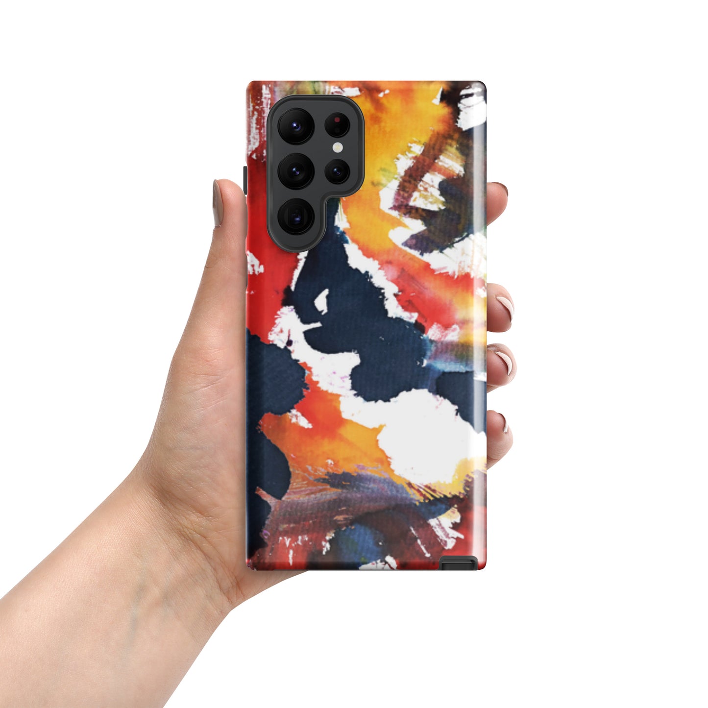 Samsung Tough Case Induction Charging Compatible - Splatter