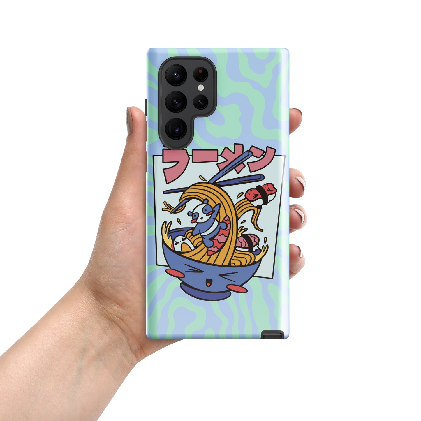 Samsung Tough Case Induction Charging Compatible - Funky Noodles