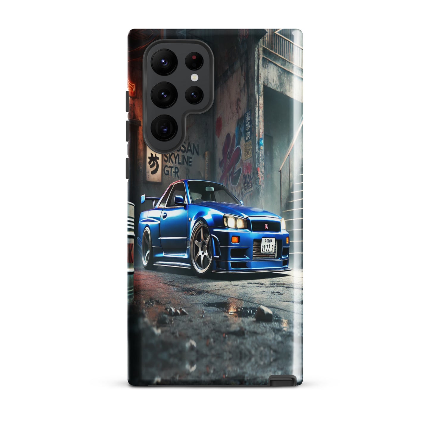 Samsung Tough Case Induction Charging Compatible - Nissan Skyline R34 GT-R