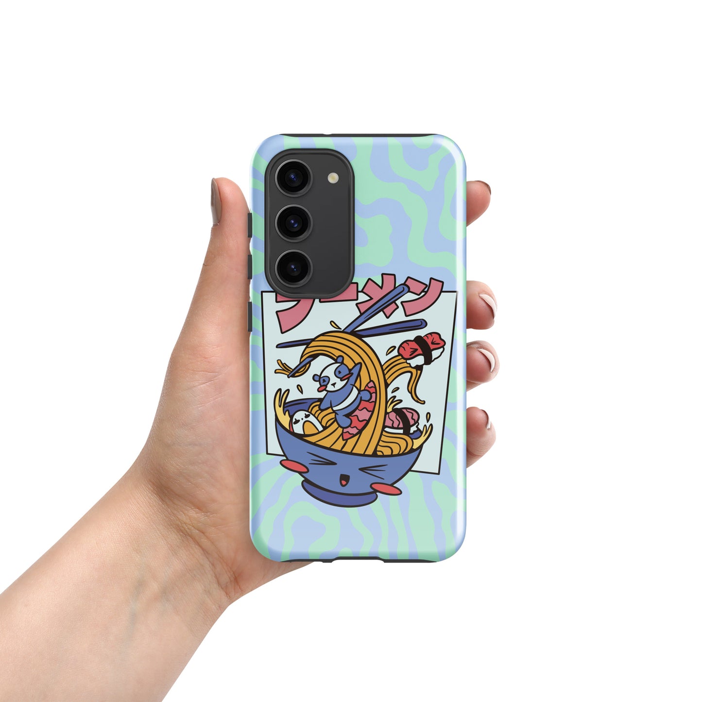 Samsung Tough Case Induction Charging Compatible - Funky Noodles