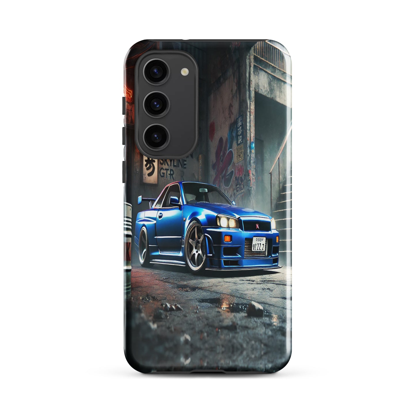 Samsung Tough Case Induction Charging Compatible - Nissan Skyline R34 GT-R