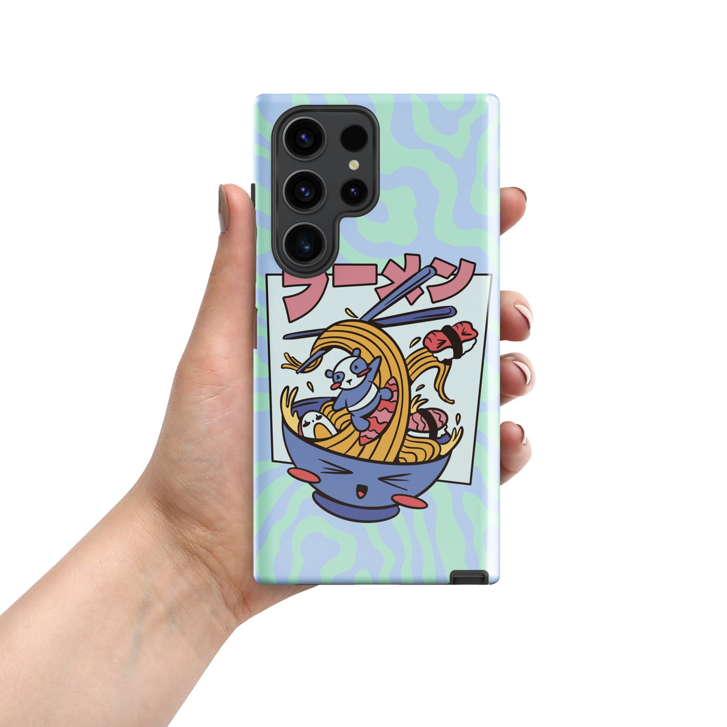 Samsung Tough Case Induction Charging Compatible - Funky Noodles