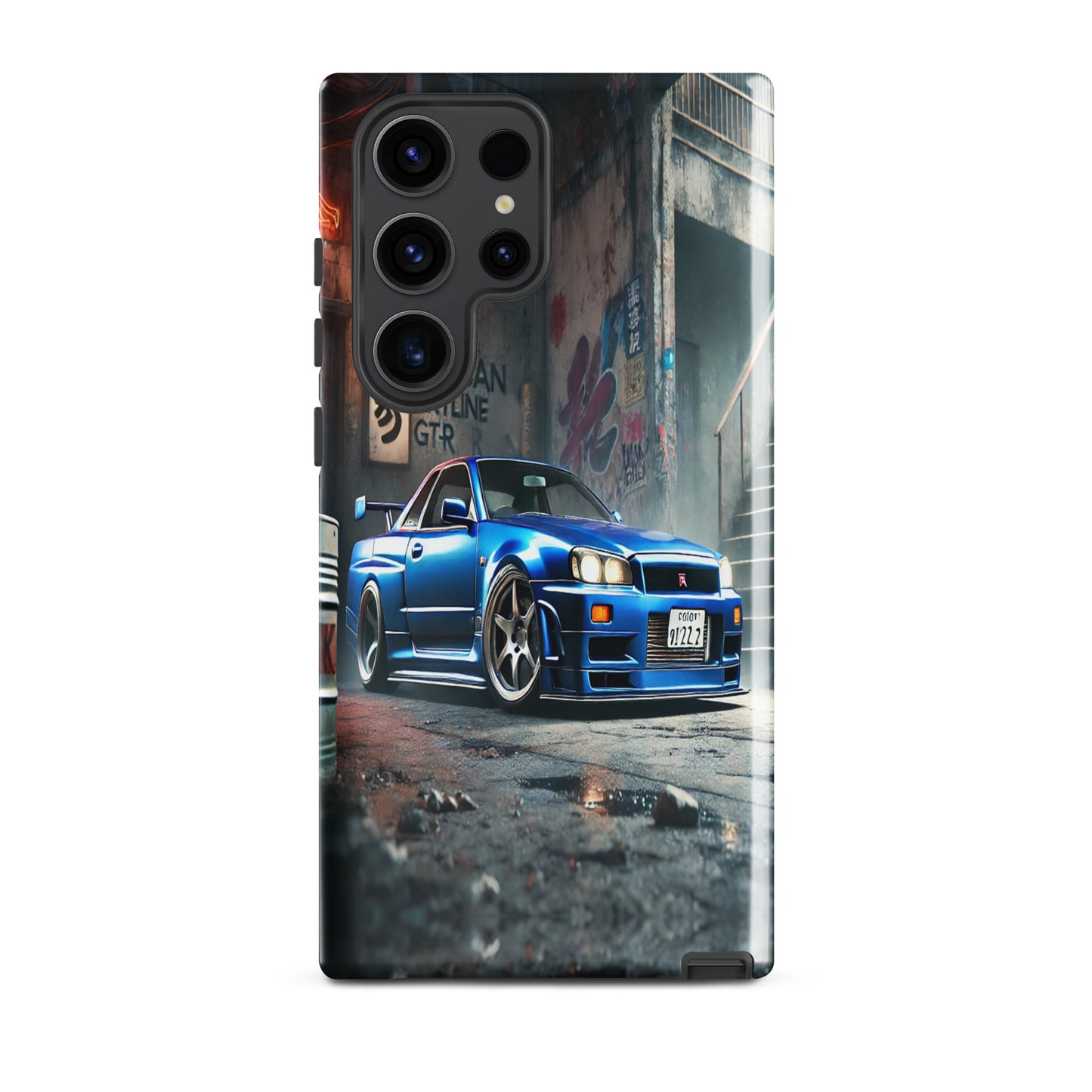 Samsung Tough Case Induction Charging Compatible - Nissan Skyline R34 GT-R