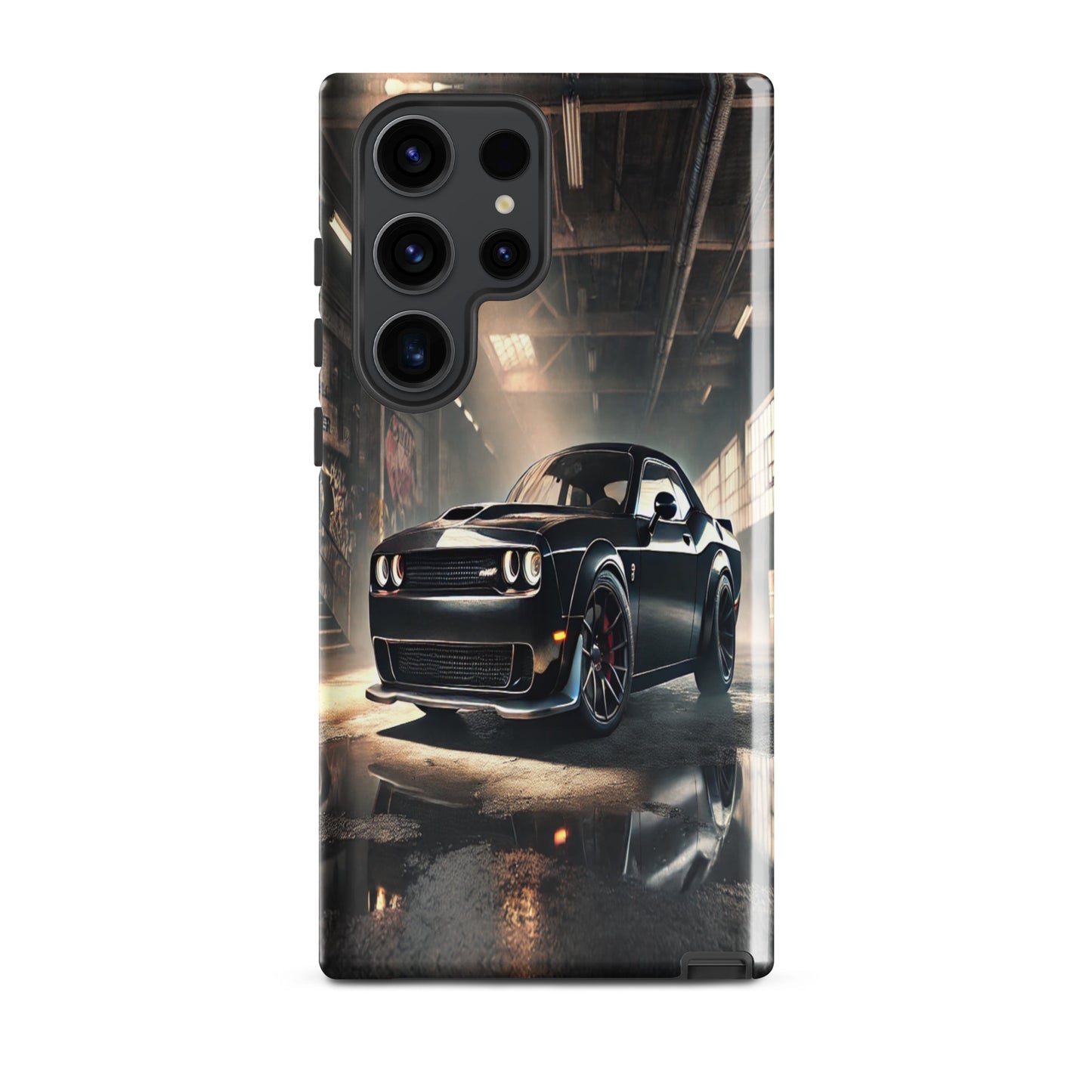 Samsung Tough Case Induction Charging Compatible - Dodge Challenger Hellcat