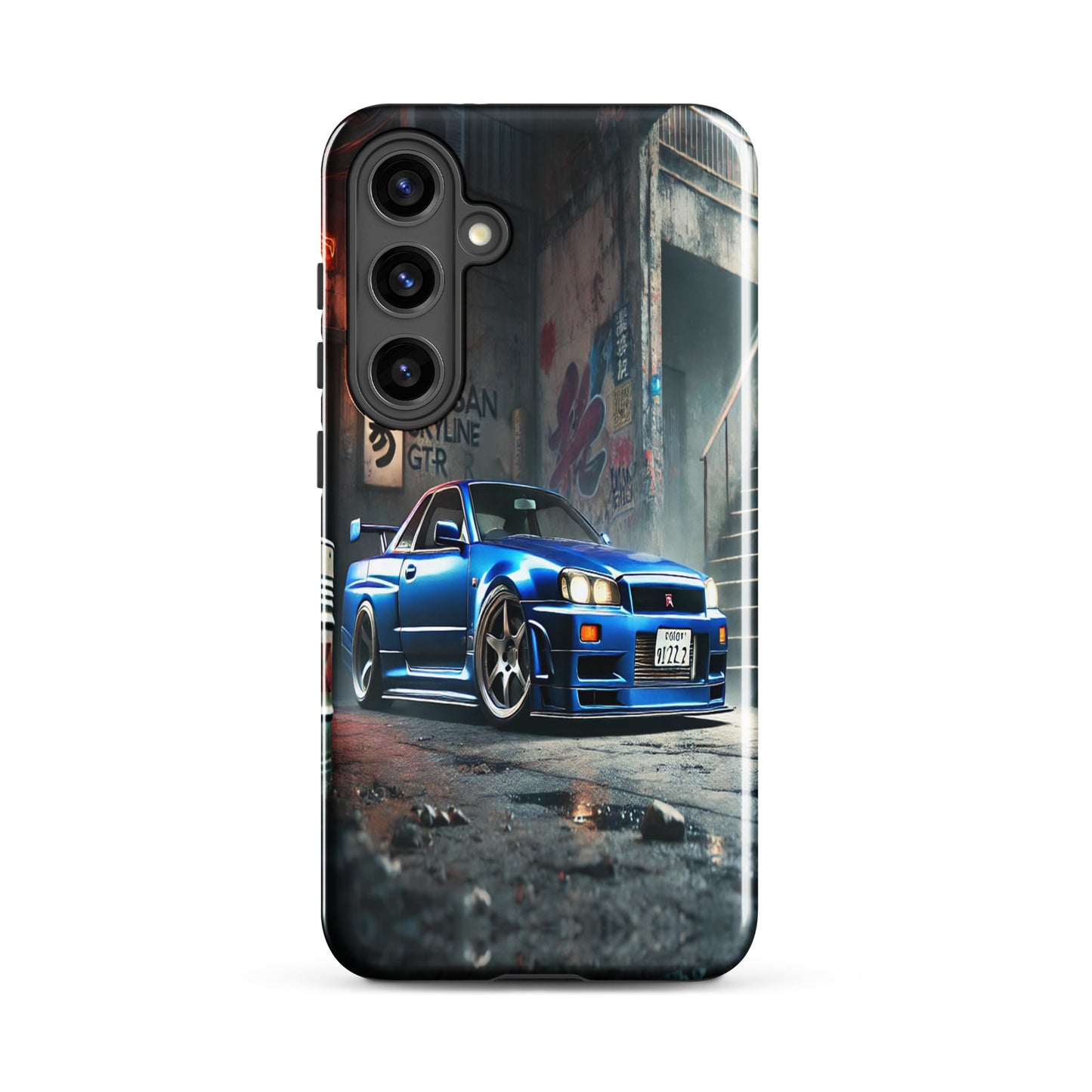 Samsung Tough Case Induction Charging Compatible - Nissan Skyline R34 GT-R