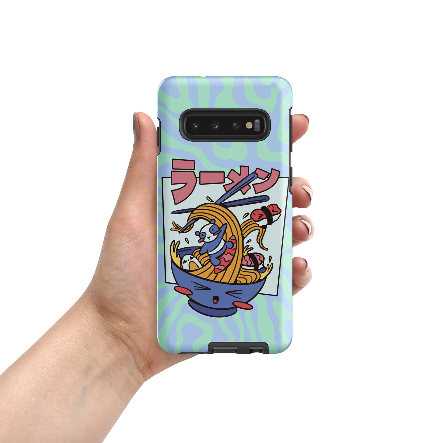 Samsung Tough Case Induction Charging Compatible - Funky Noodles