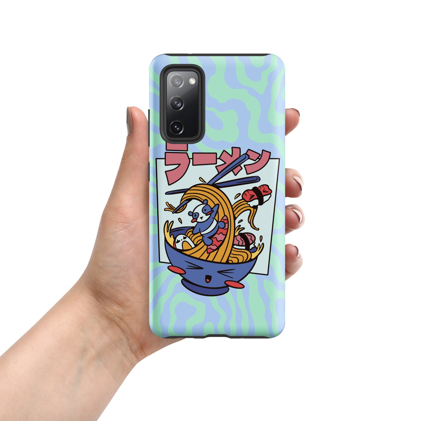 Samsung Tough Case Induction Charging Compatible - Funky Noodles