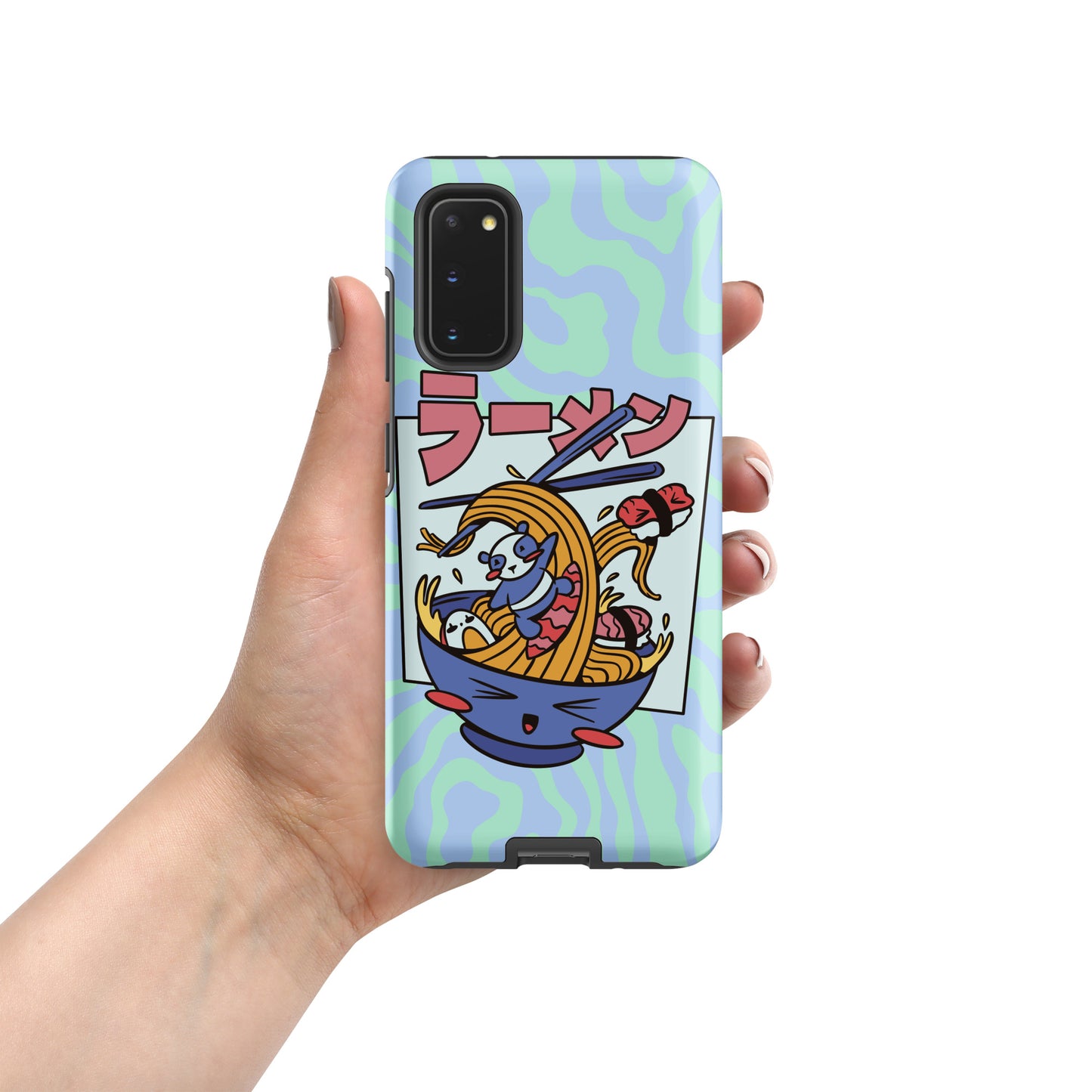 Samsung Tough Case Induction Charging Compatible - Funky Noodles