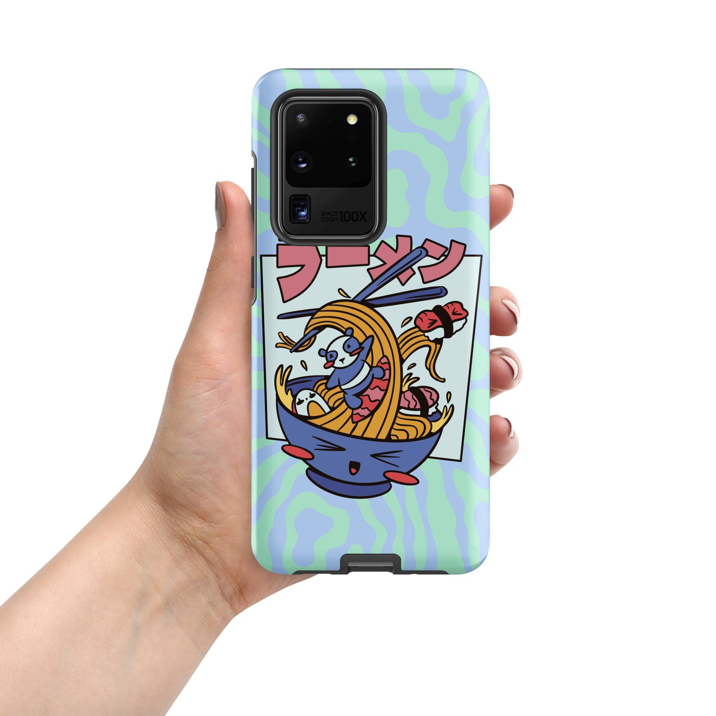 Samsung Tough Case Induction Charging Compatible - Funky Noodles