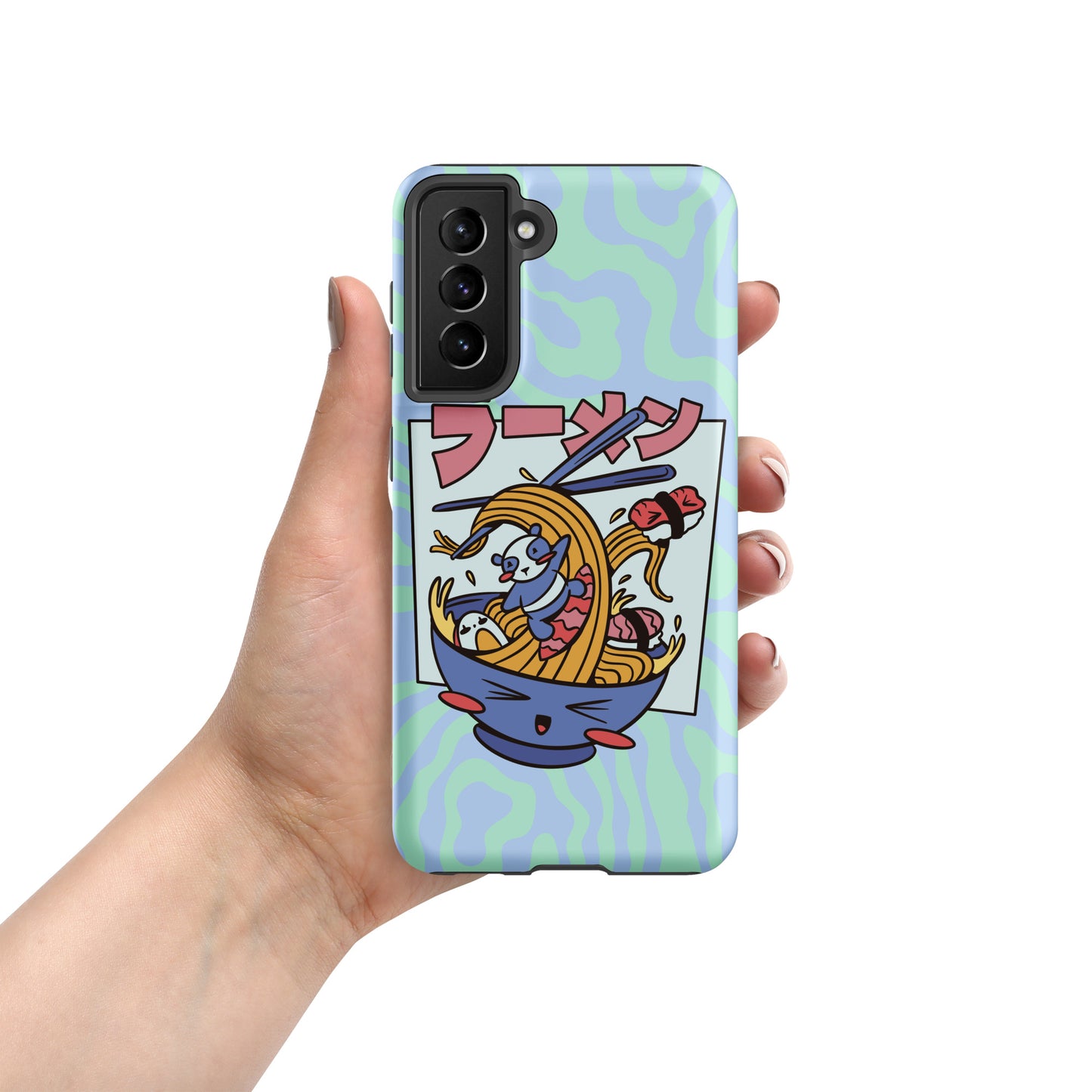 Samsung Tough Case Induction Charging Compatible - Funky Noodles