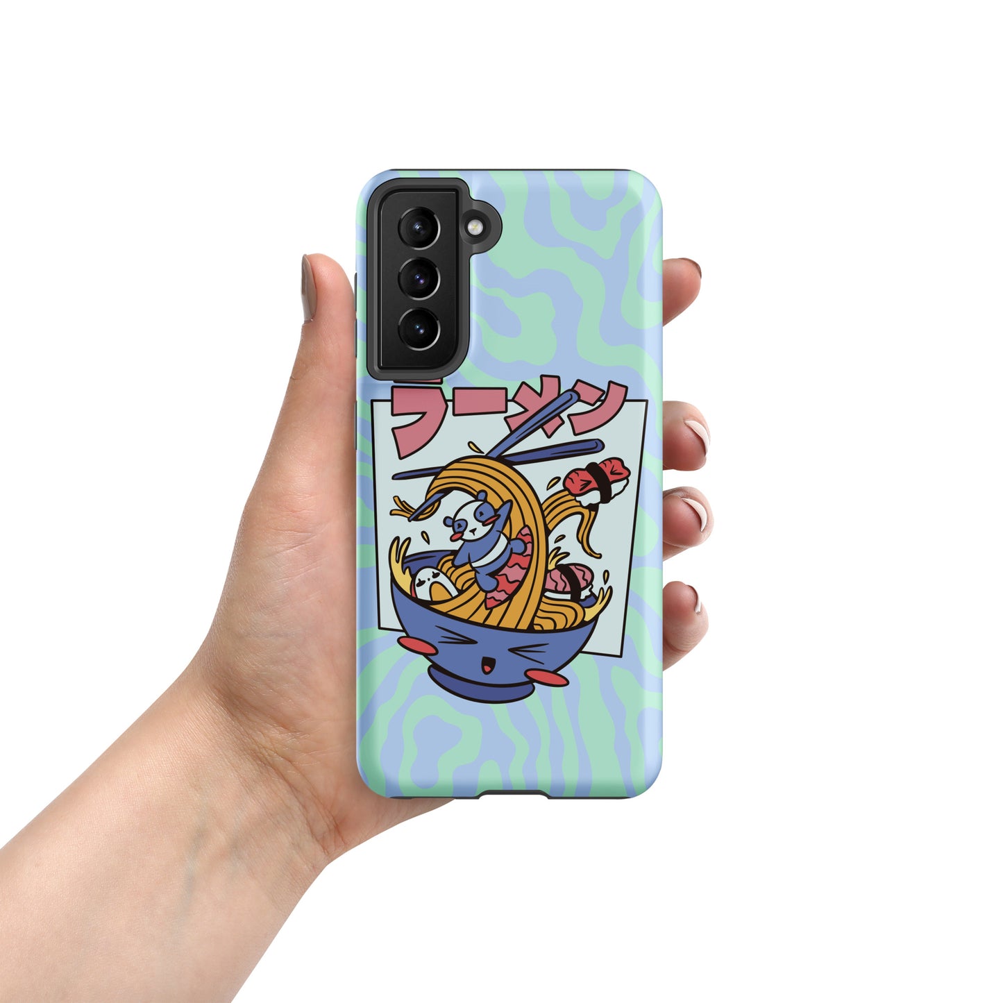 Samsung Tough Case Induction Charging Compatible - Funky Noodles