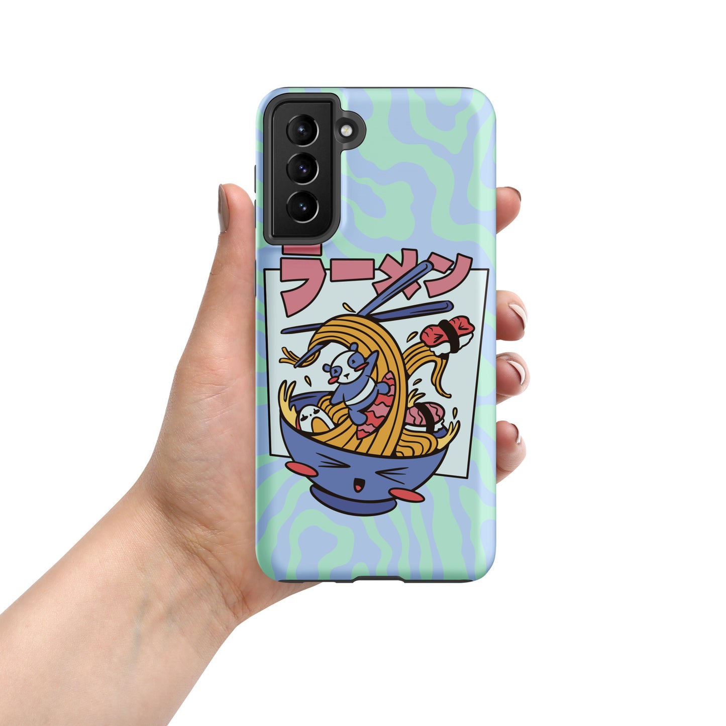 Samsung Tough Case Induction Charging Compatible - Funky Noodles