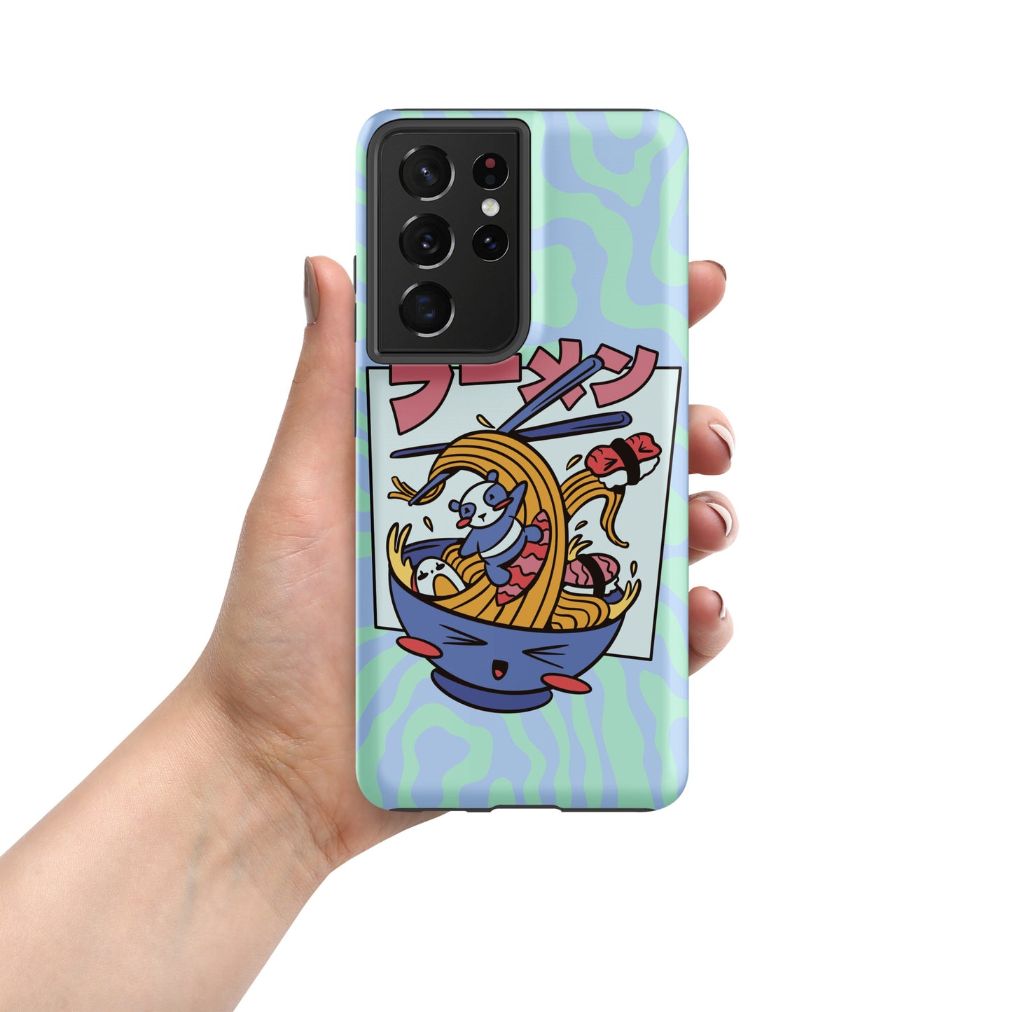 Samsung Tough Case Induction Charging Compatible - Funky Noodles