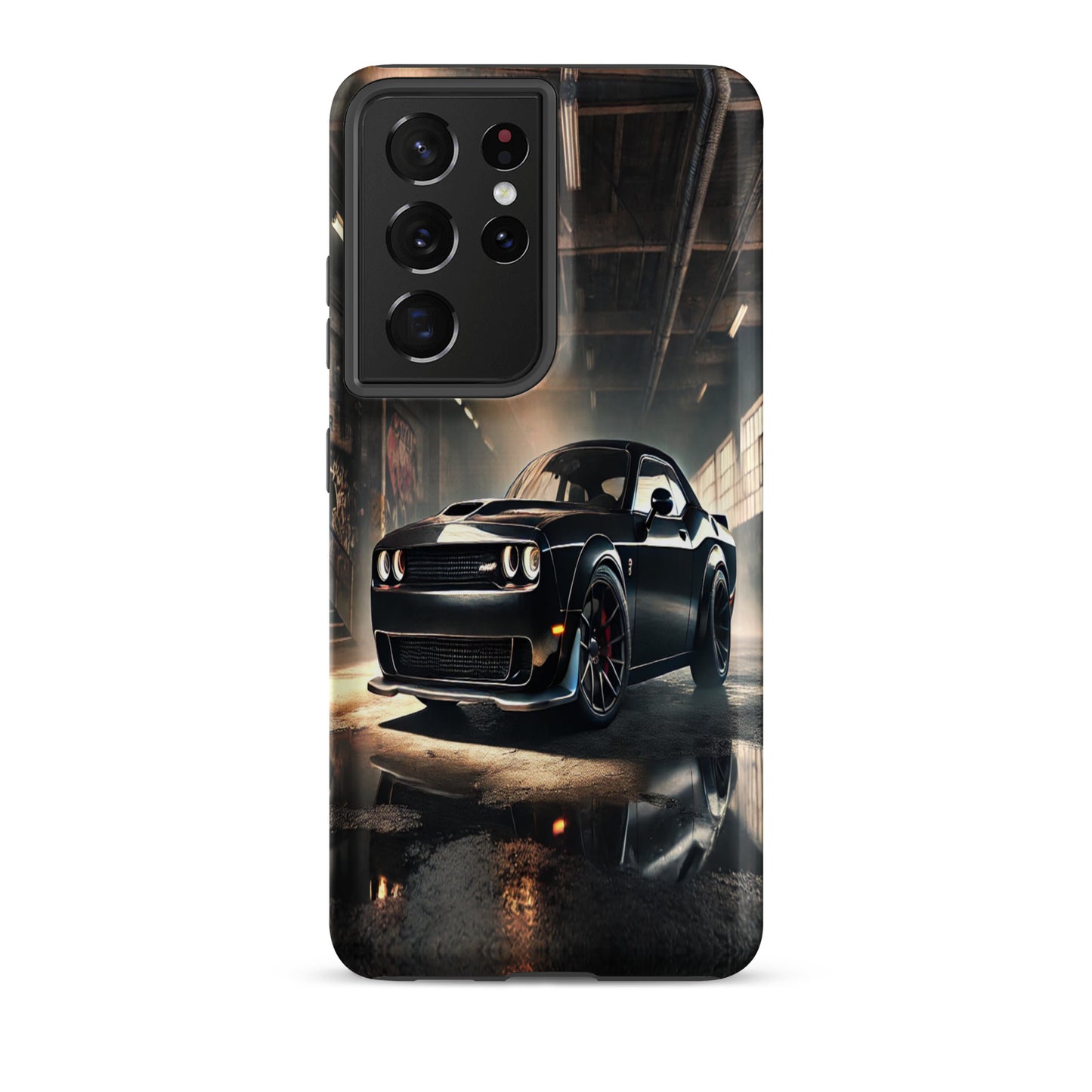 Samsung Tough Case Induction Charging Compatible - Dodge Challenger Hellcat