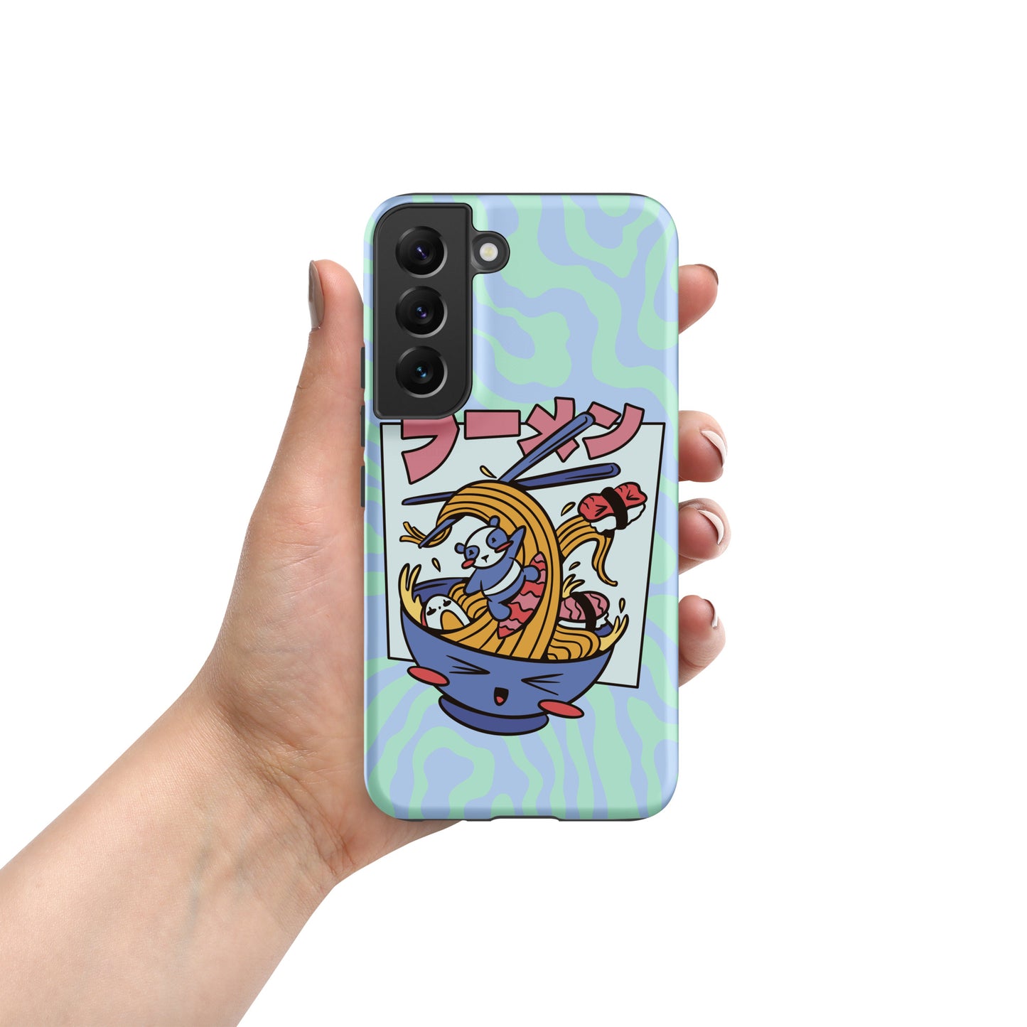 Samsung Tough Case Induction Charging Compatible - Funky Noodles