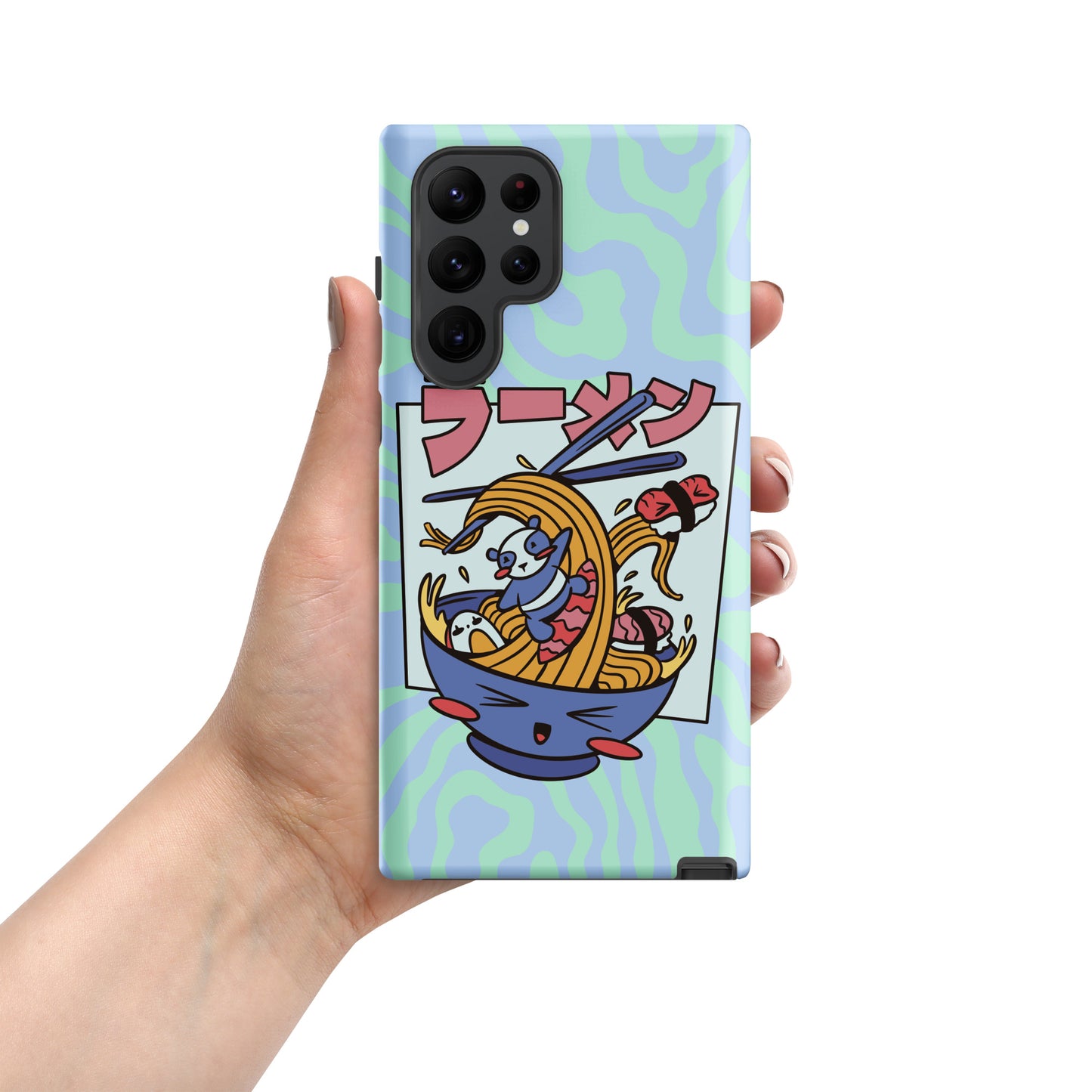 Samsung Tough Case Induction Charging Compatible - Funky Noodles