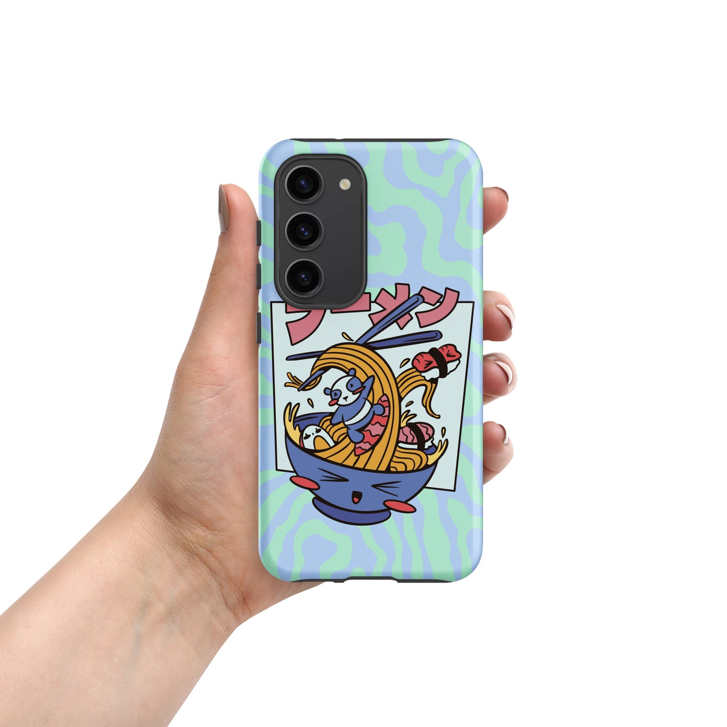 Samsung Tough Case Induction Charging Compatible - Funky Noodles