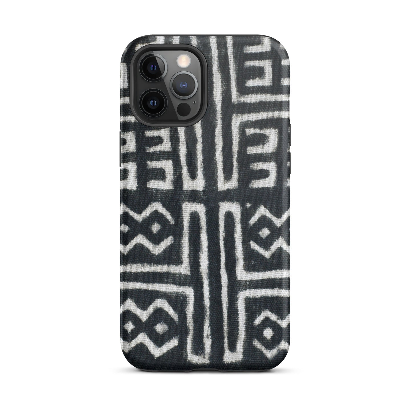 iPhone Dual-Layered Tough Case With Raised Bezel - Aztec