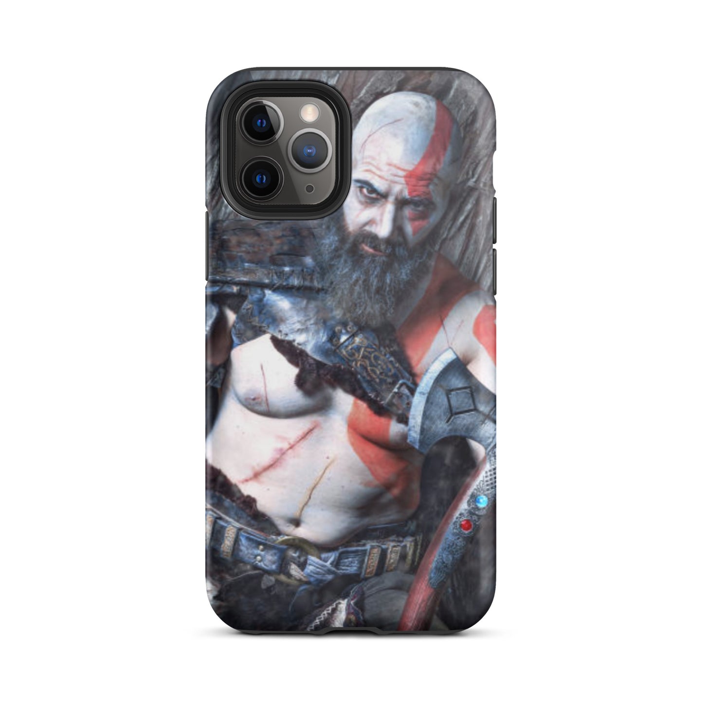 iPhone Dual-Layered Tough Case With Raised Bezel - God Of War