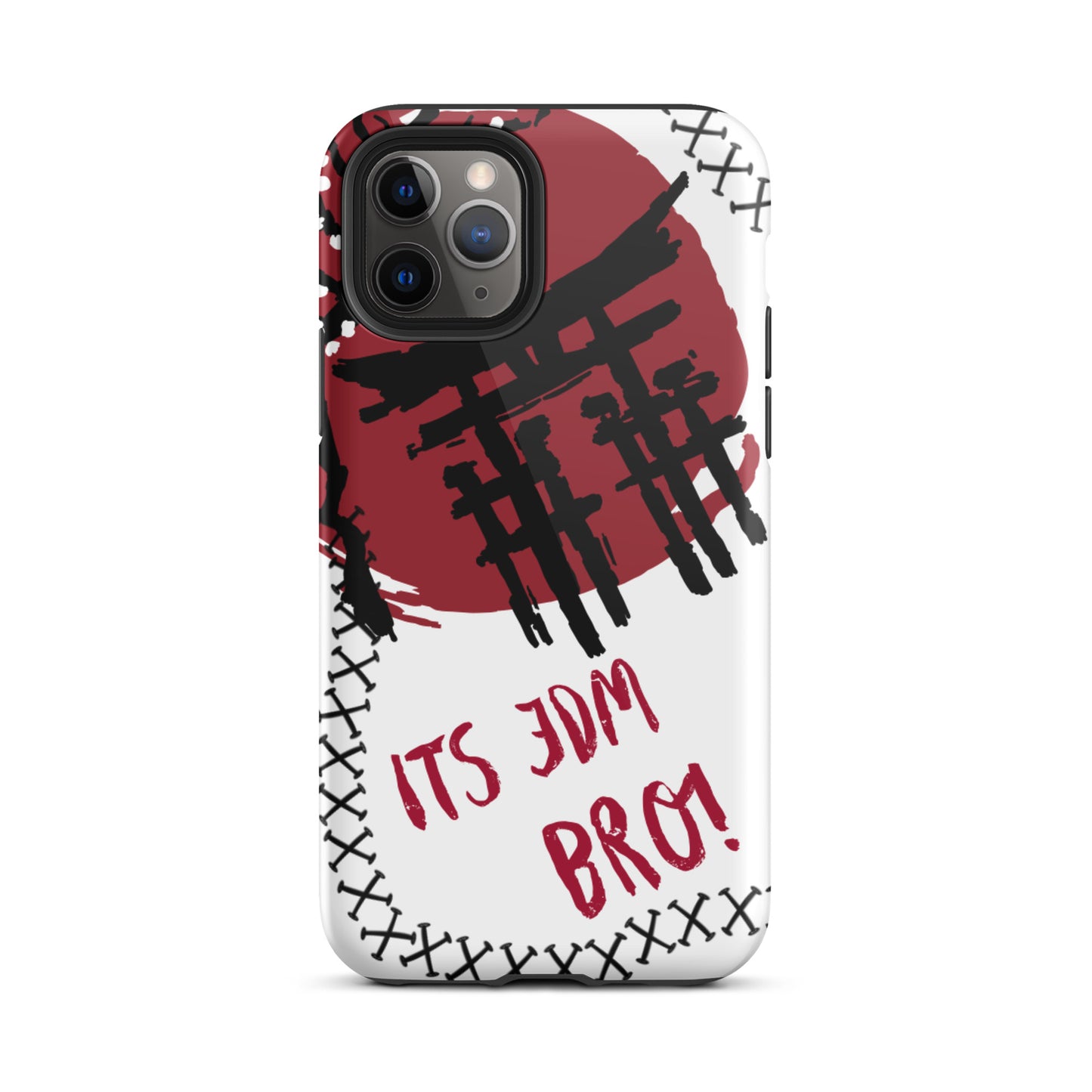 iPhone Dual-Layered Tough Case With Raised Bezel - Drift Stitch