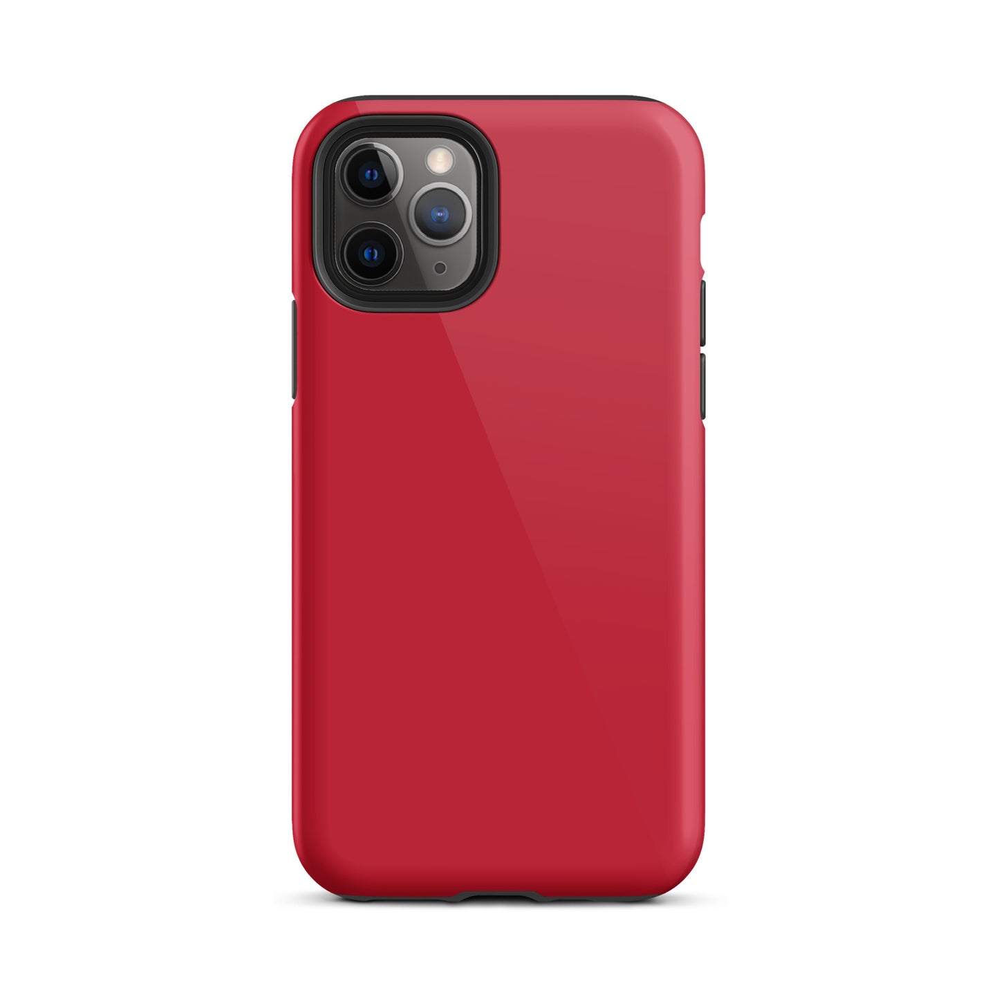 iPhone Dual-Layered Tough Case With Raised Bezel - Red
