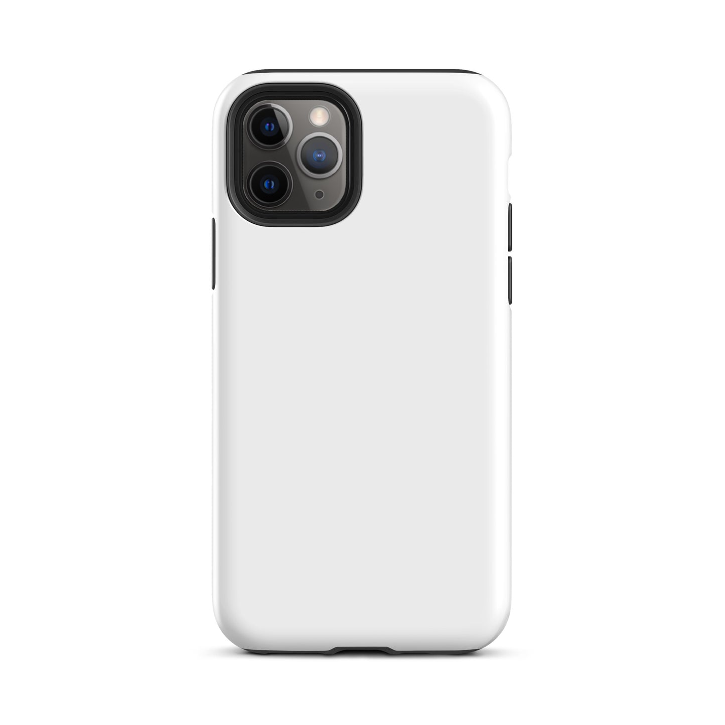 iPhone Dual-Layered Tough Case With Raised Bezel - White
