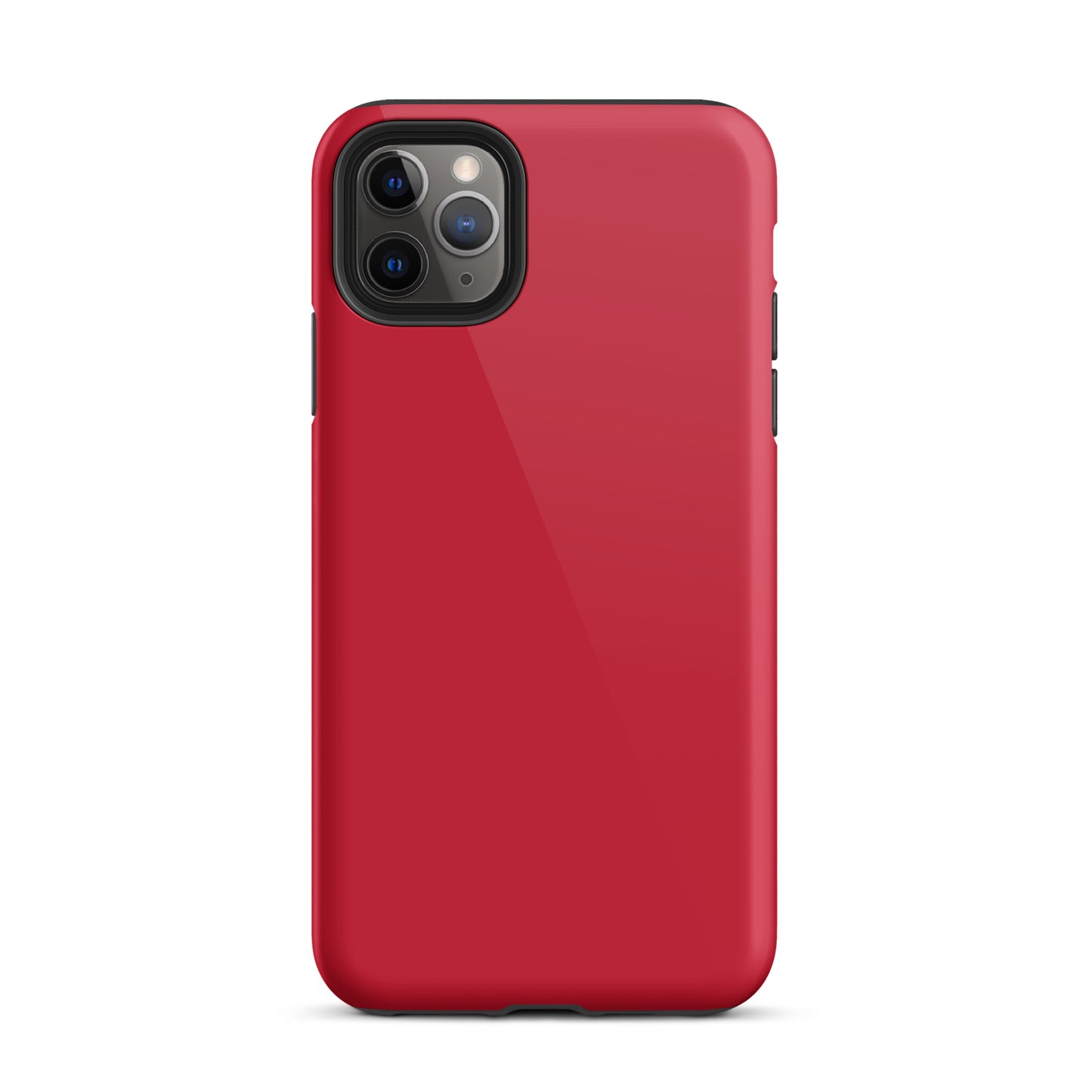 iPhone Dual-Layered Tough Case With Raised Bezel - Red