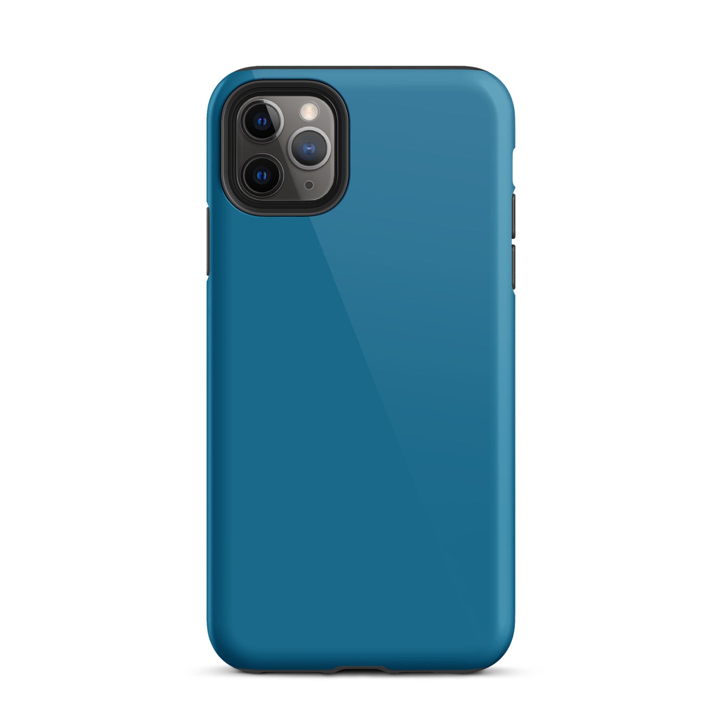 iPhone Dual-Layered Tough Case With Raised Bezel - Blue