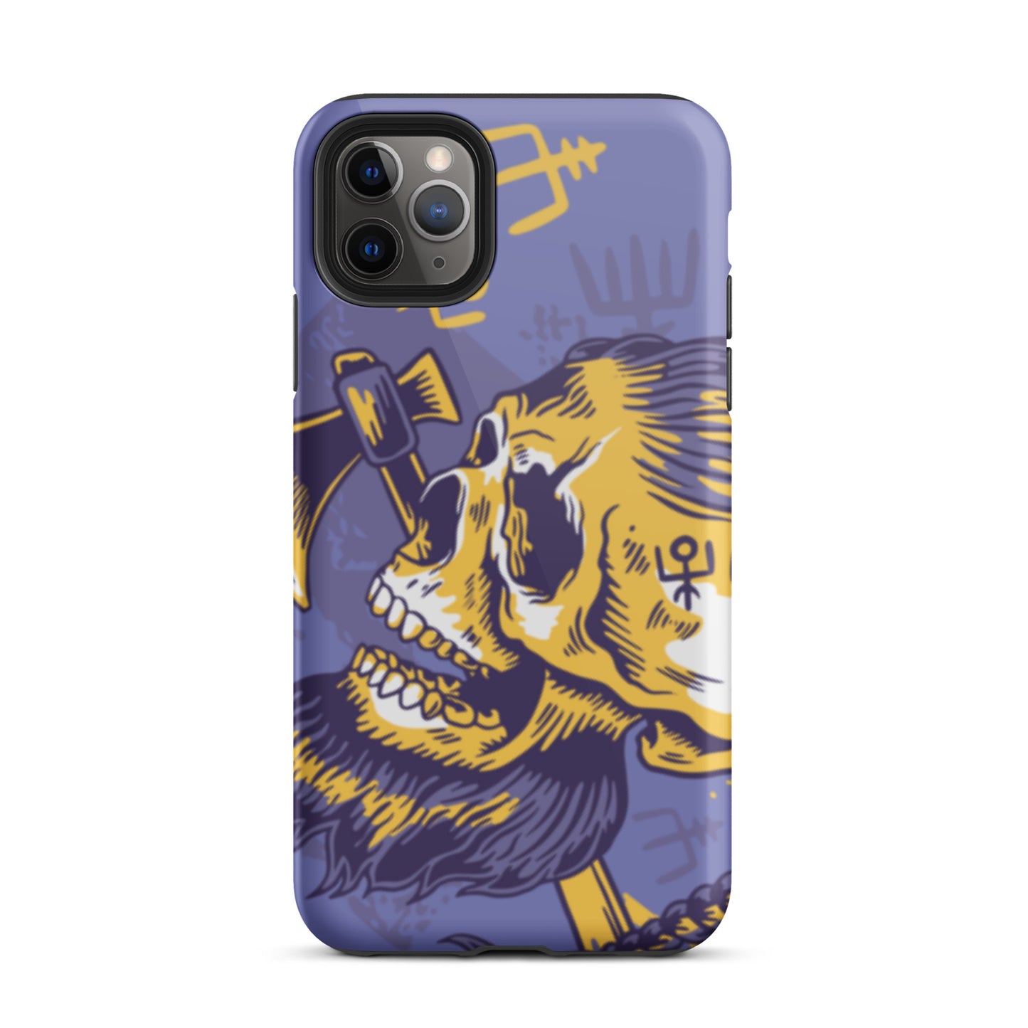 A Norse Viking-inspired protective iPhone case with MagSafe, perfect for those looking for the best protective iPhone cases UK, Compatible with iPhone 11, 12, 13, and 14 Pro Max and Pro. Durable, thin, and sleek design offers excellent protection and a stylish look.