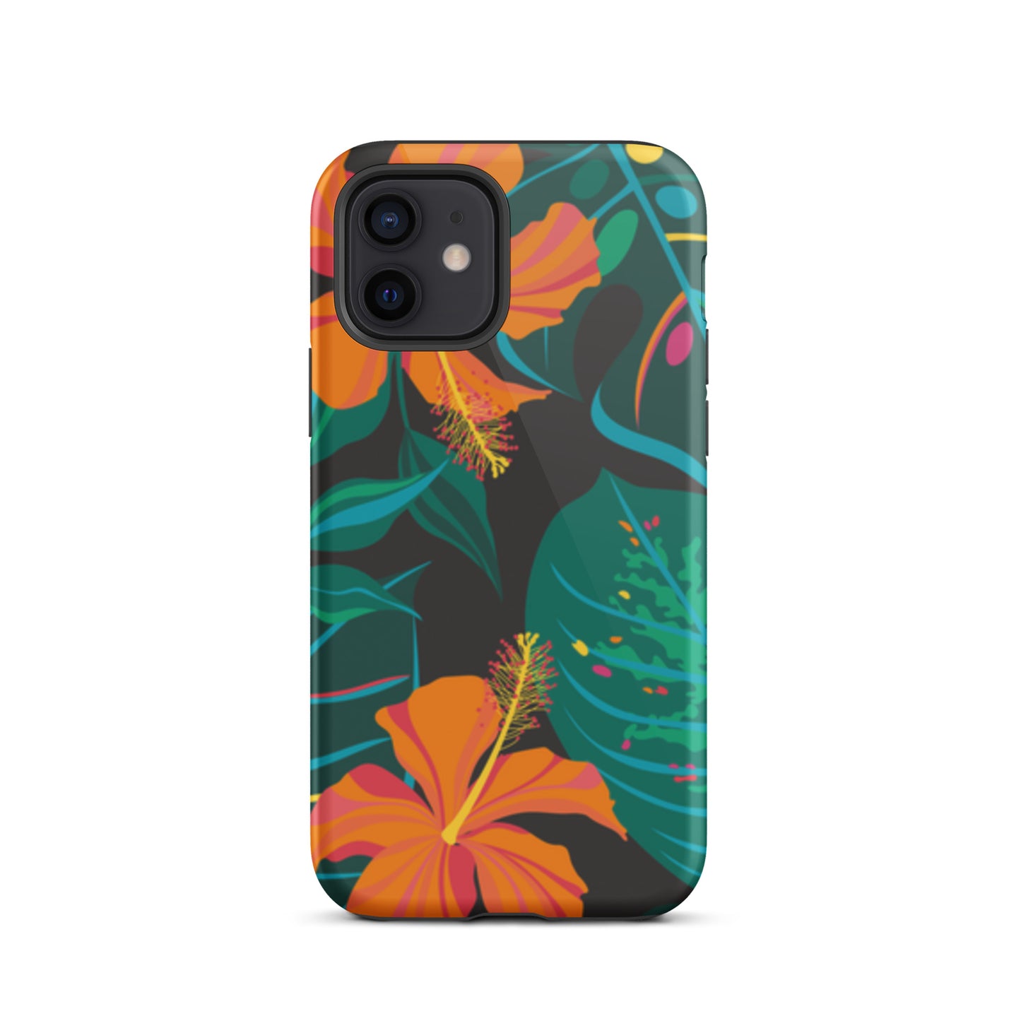 iPhone Dual-Layered Tough Case With Raised Bezel - Tropical