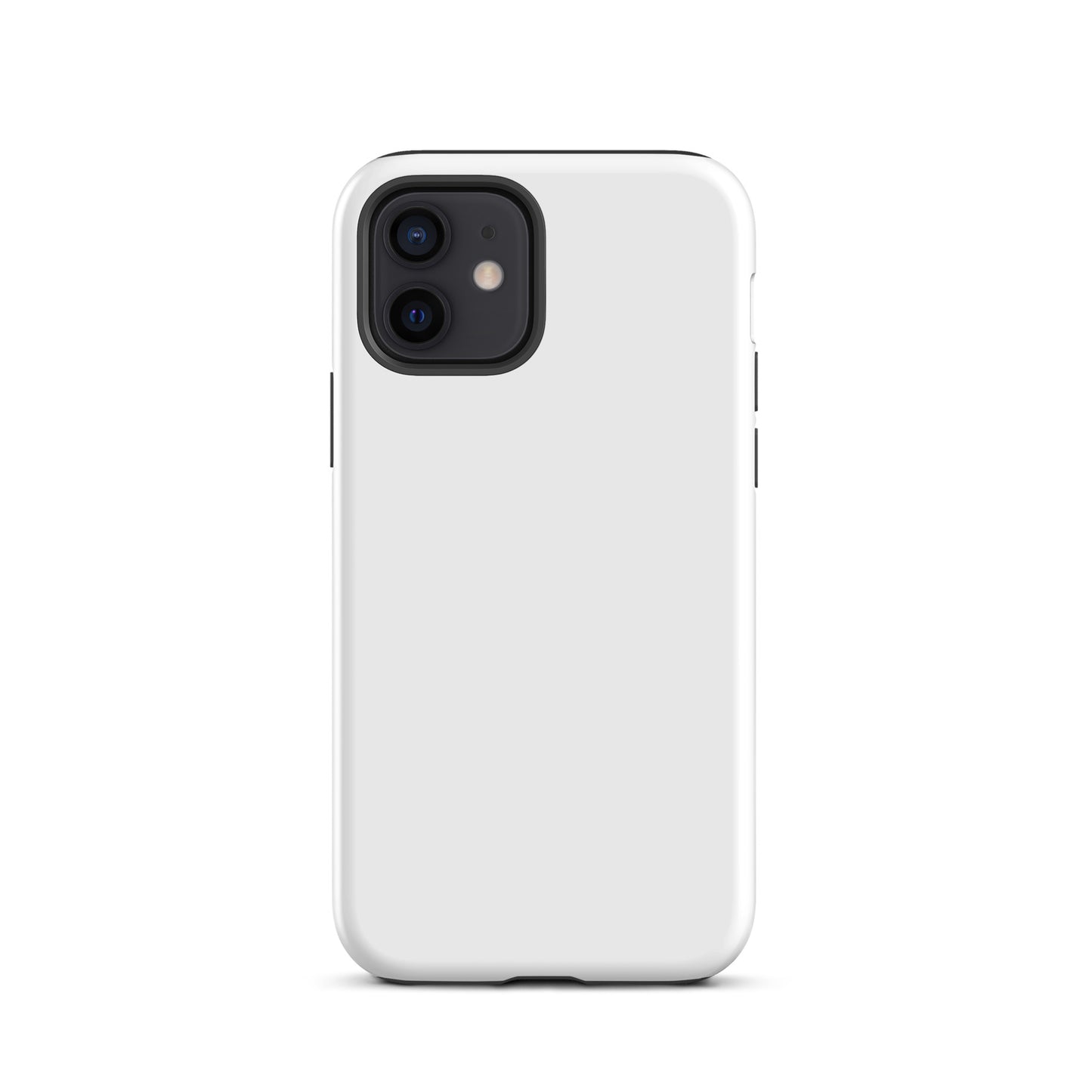 iPhone Dual-Layered Tough Case With Raised Bezel - White