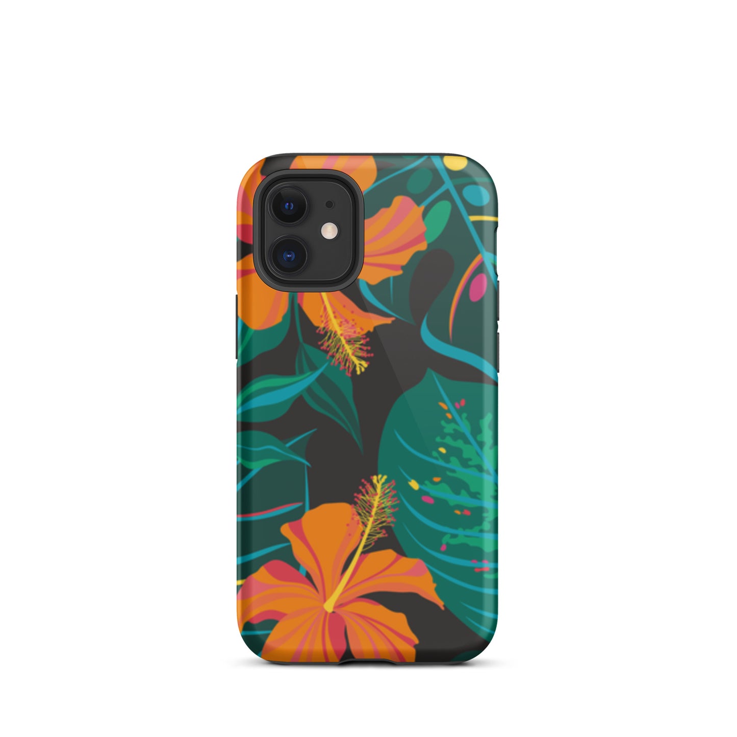 iPhone Dual-Layered Tough Case With Raised Bezel - Tropical