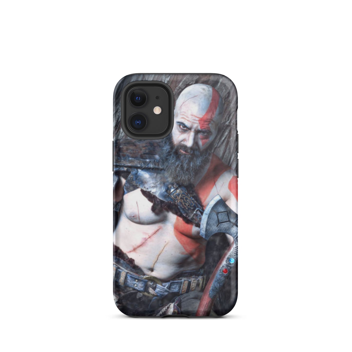 iPhone Dual-Layered Tough Case With Raised Bezel - God Of War