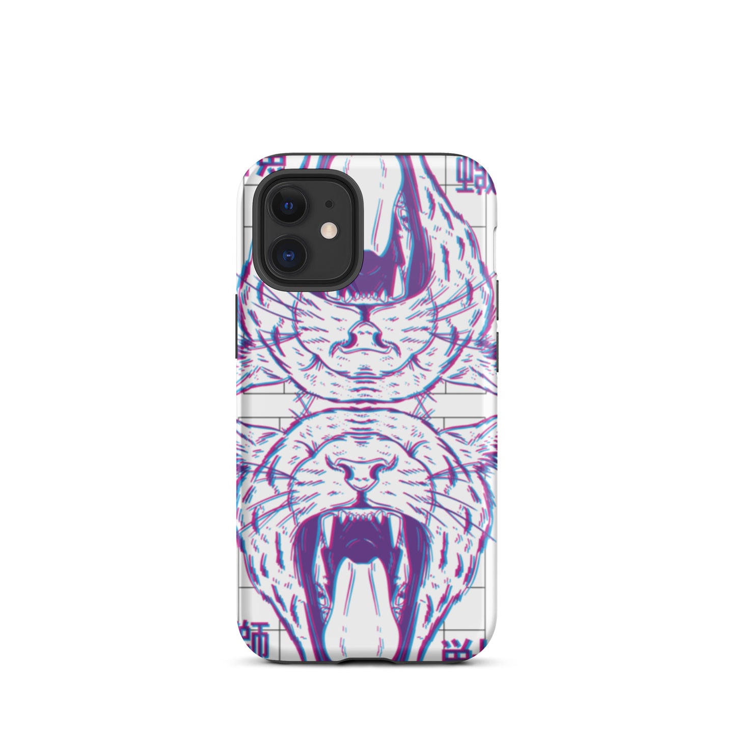 iPhone Dual-Layered Tough Case With Raised Bezel - Glitch