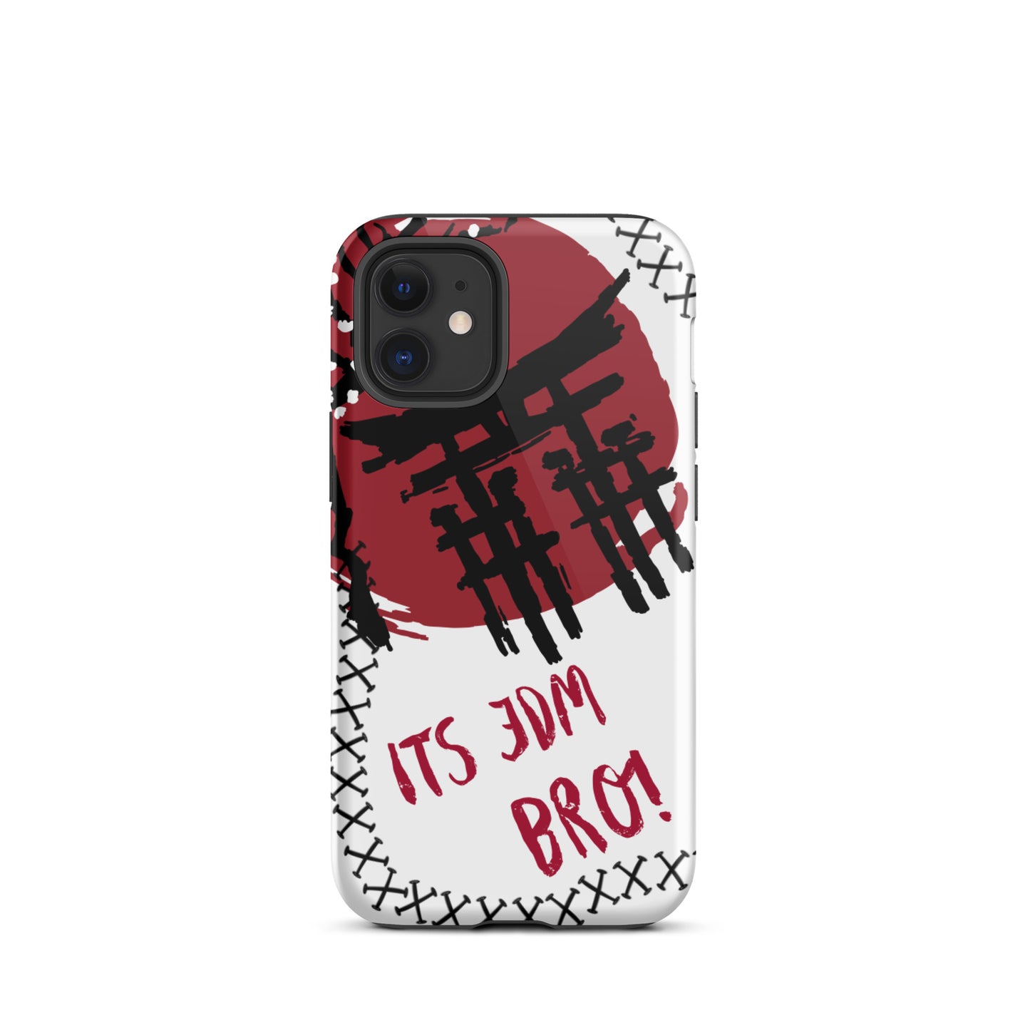 iPhone Dual-Layered Tough Case With Raised Bezel - Drift Stitch