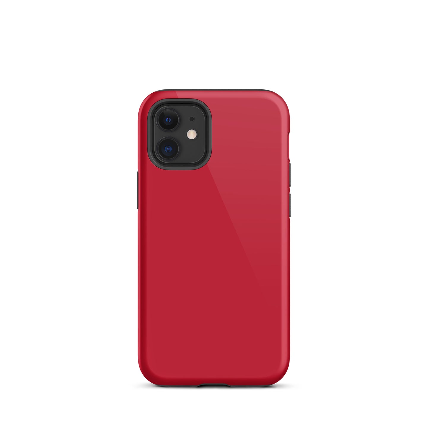 iPhone Dual-Layered Tough Case With Raised Bezel - Red