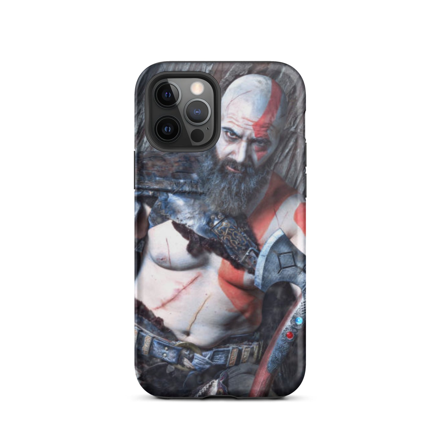 iPhone Dual-Layered Tough Case With Raised Bezel - God Of War