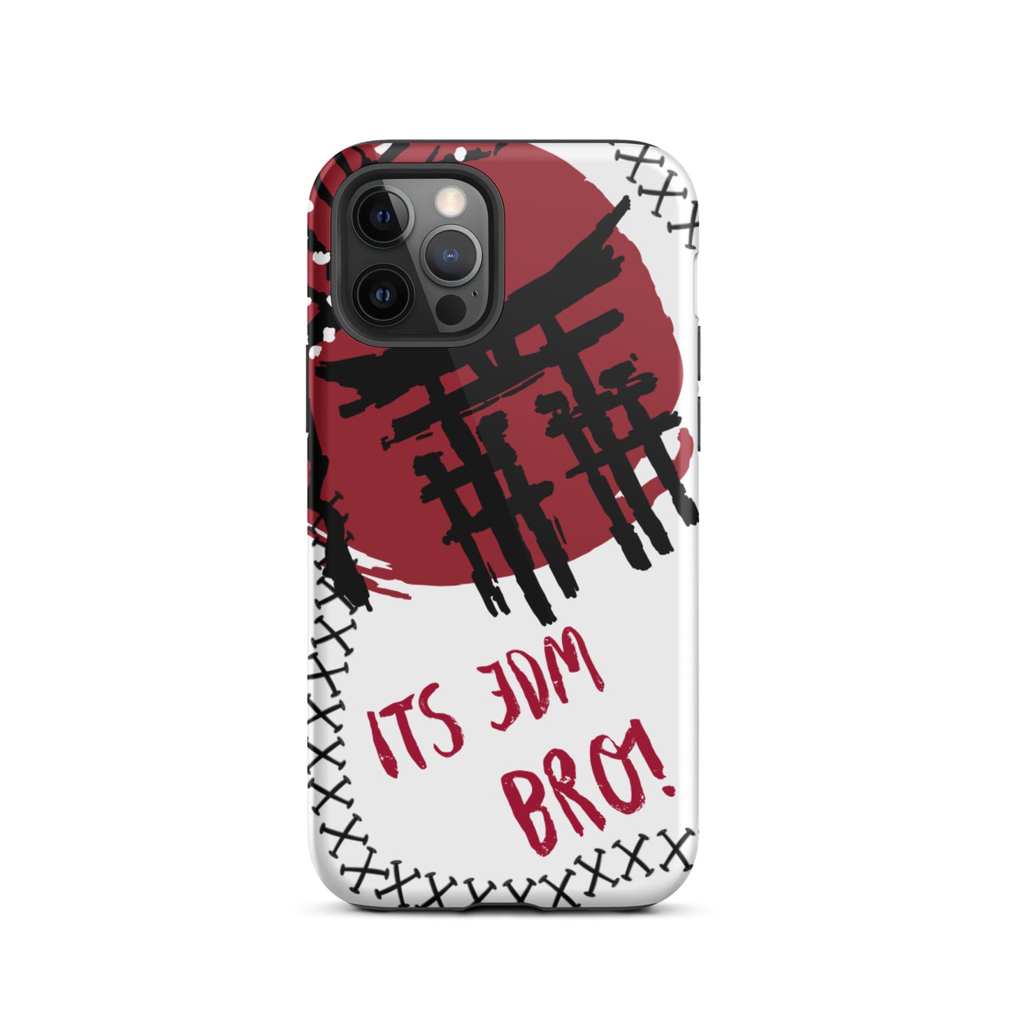 iPhone Dual-Layered Tough Case With Raised Bezel - Drift Stitch