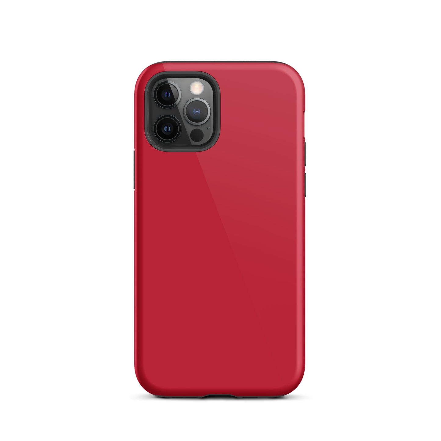 iPhone Dual-Layered Tough Case With Raised Bezel - Red