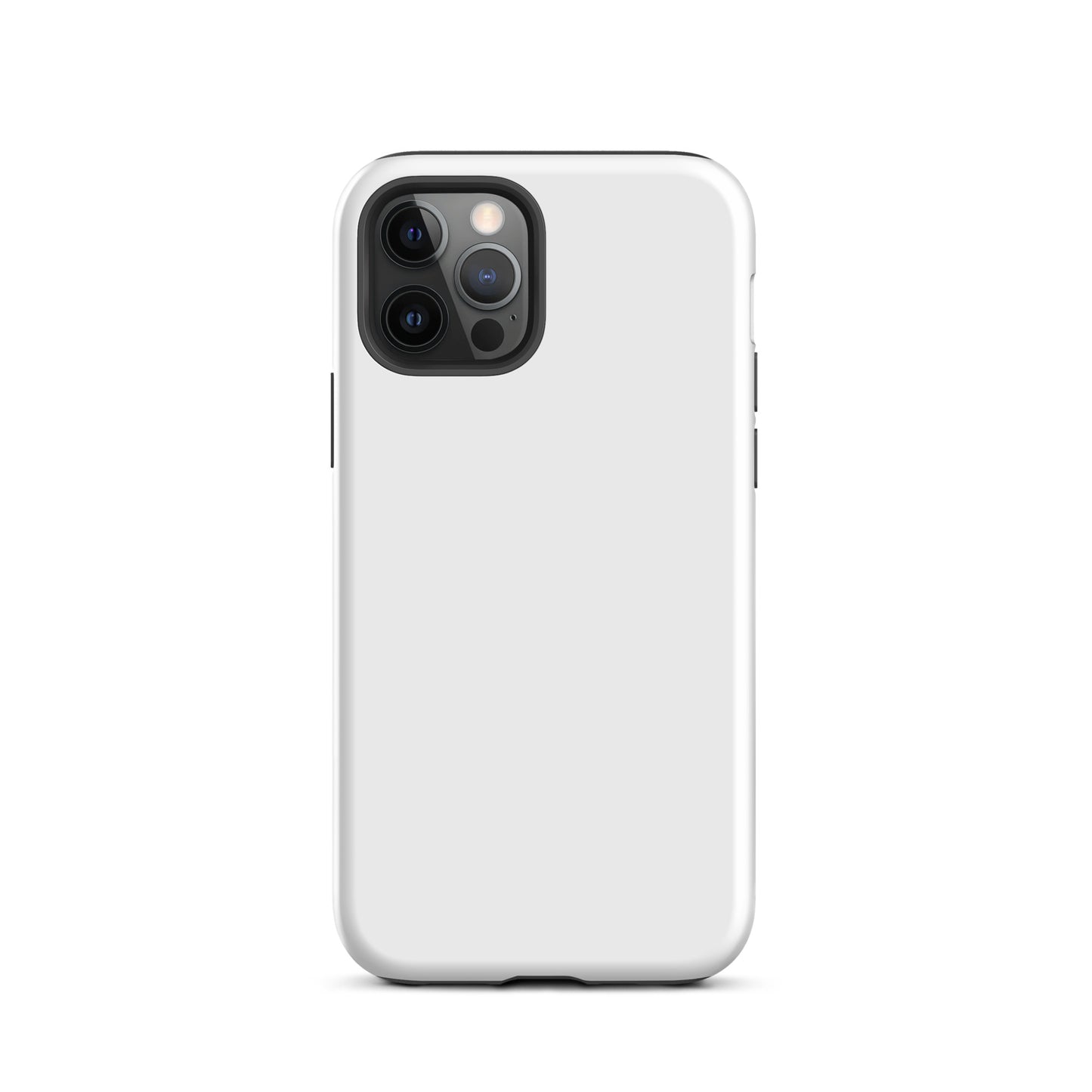iPhone Dual-Layered Tough Case With Raised Bezel - White