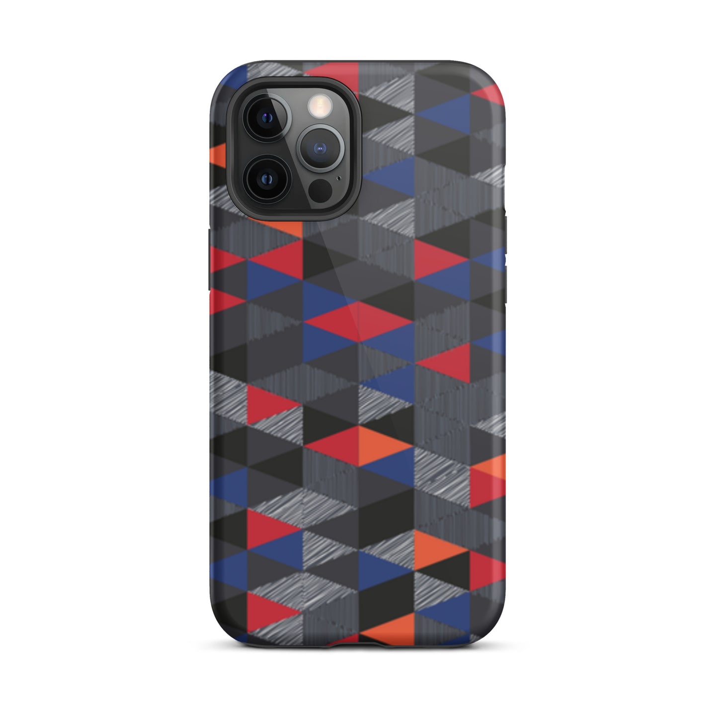 iPhone Dual-Layered Tough Case With Raised Bezel - Geo Effect