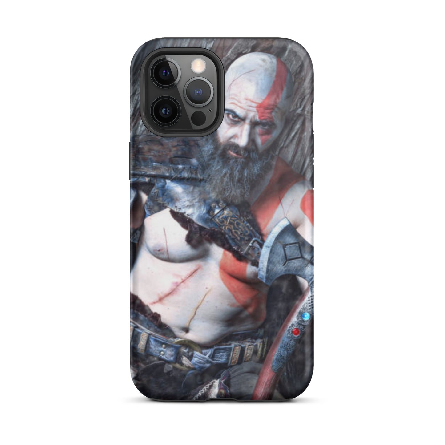iPhone Dual-Layered Tough Case With Raised Bezel - God Of War