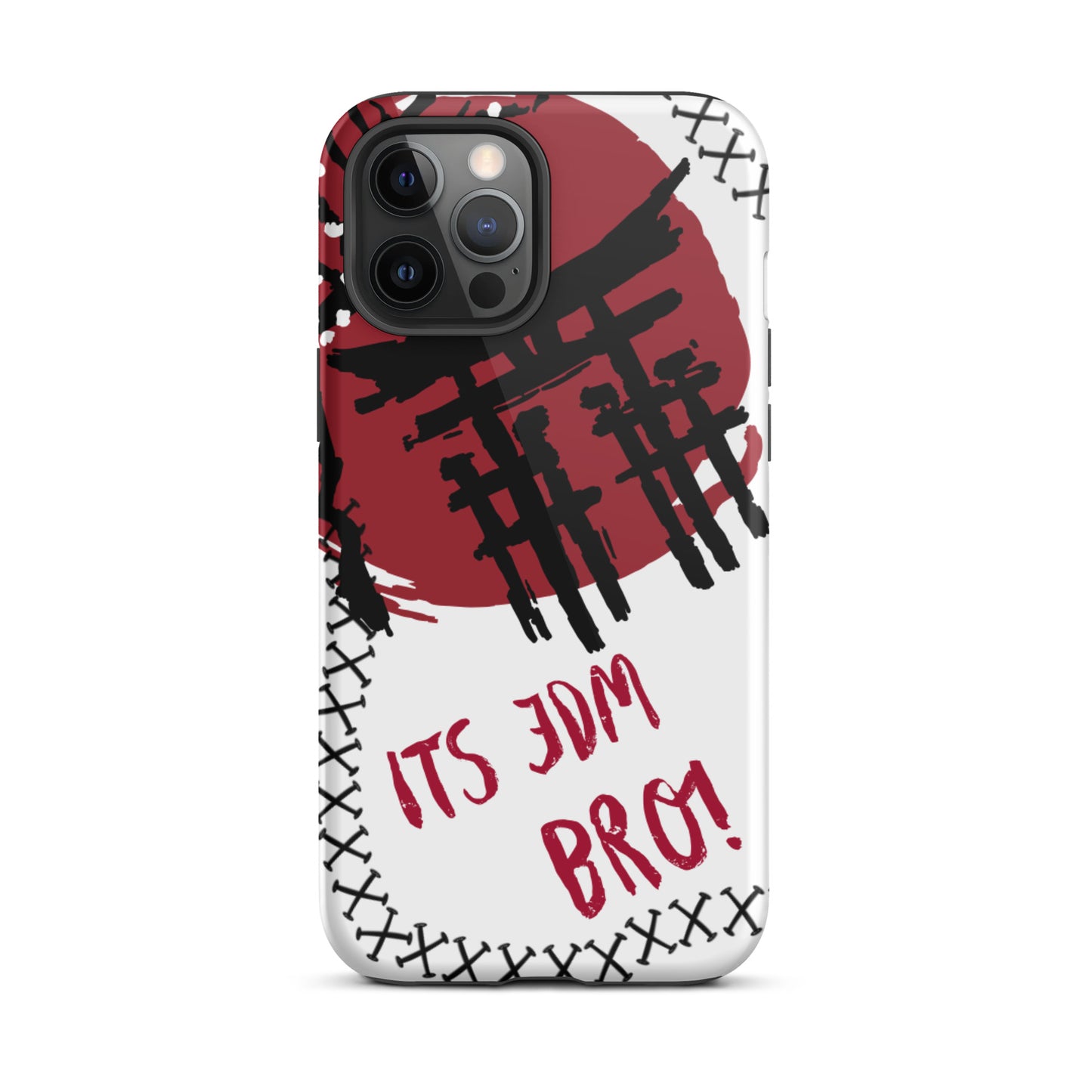 iPhone Dual-Layered Tough Case With Raised Bezel - Drift Stitch