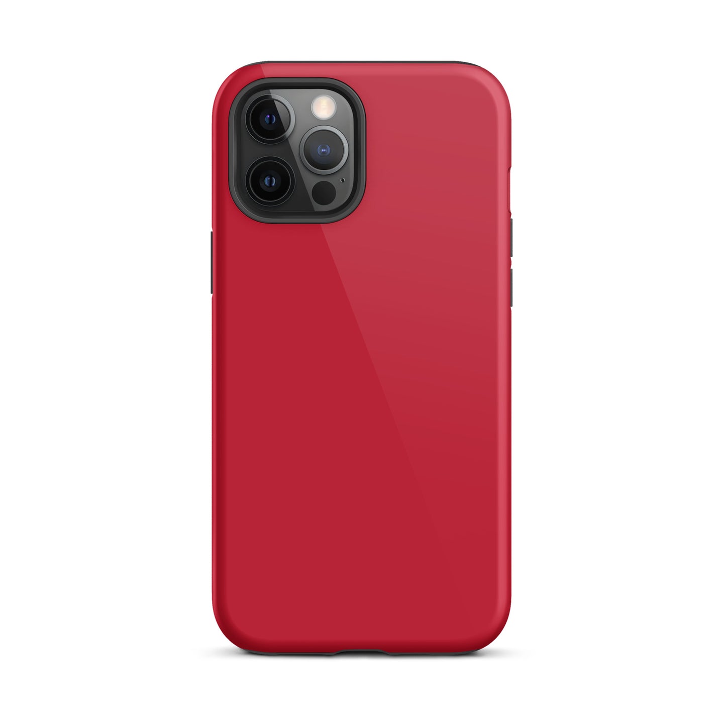 iPhone Dual-Layered Tough Case With Raised Bezel - Red