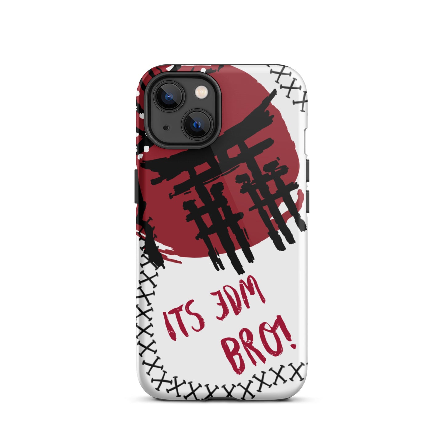 iPhone Dual-Layered Tough Case With Raised Bezel - Drift Stitch