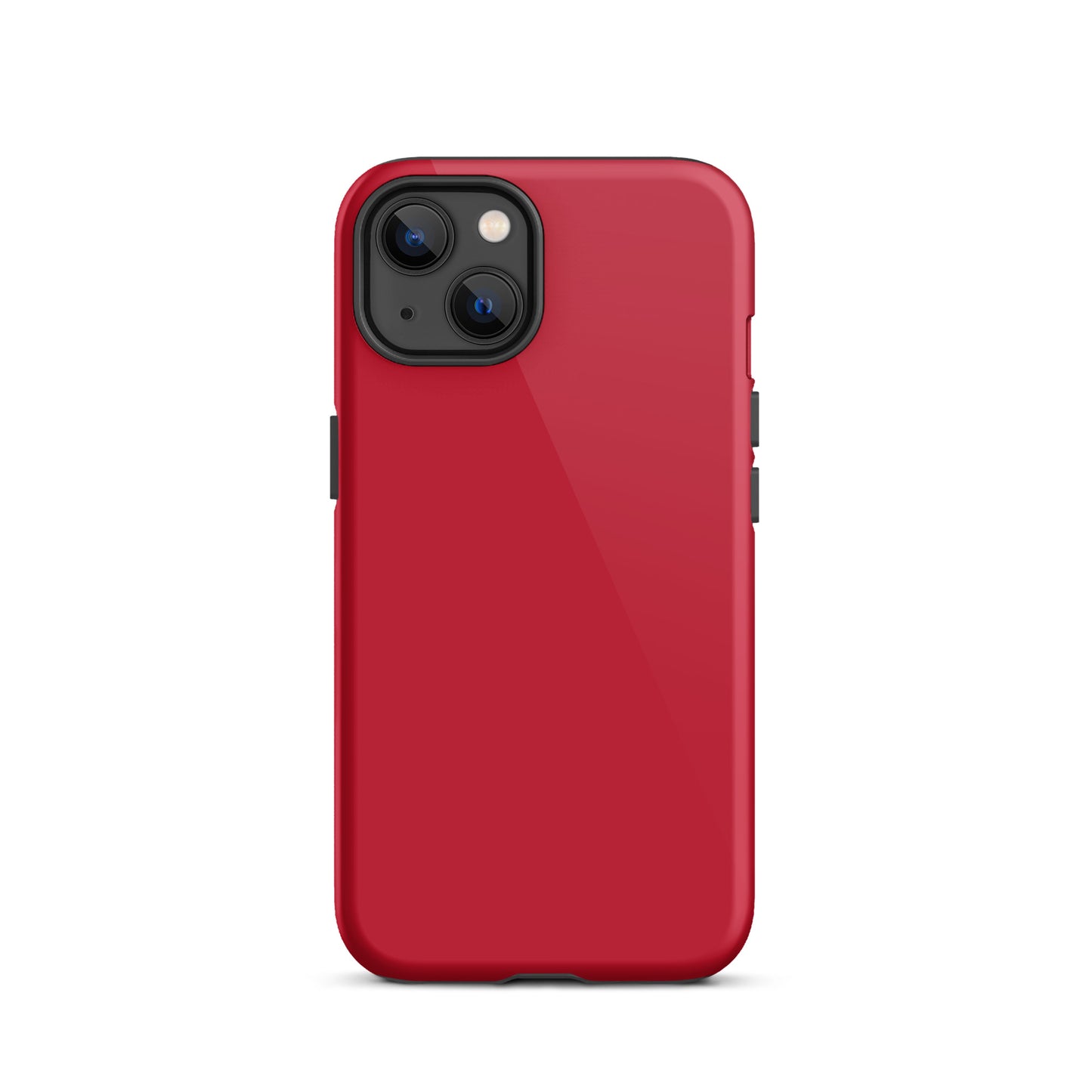 iPhone Dual-Layered Tough Case With Raised Bezel - Red