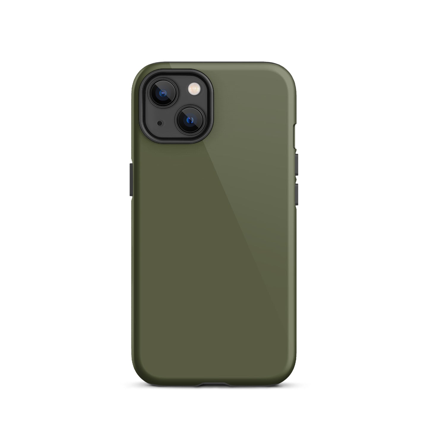 iPhone Dual-Layered Tough Case With Raised Bezel - Khaki Green