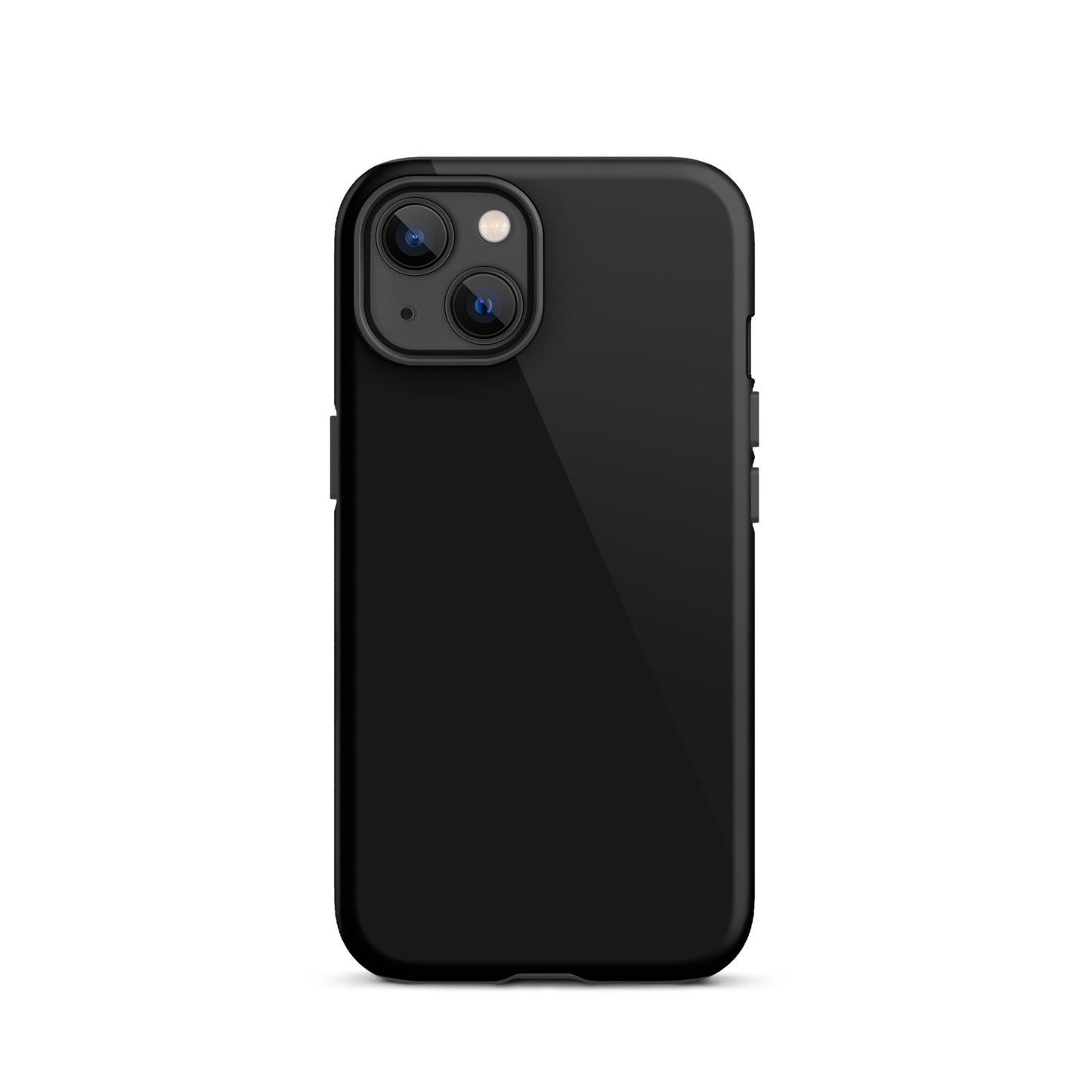 Solid Black iPhone 13 Tough Case, Magsafe Charging, Dual-Layered with TPU Outer Hard Shell And Inner Rubber Sleeve. Best Protective iPhone Case In The UK.