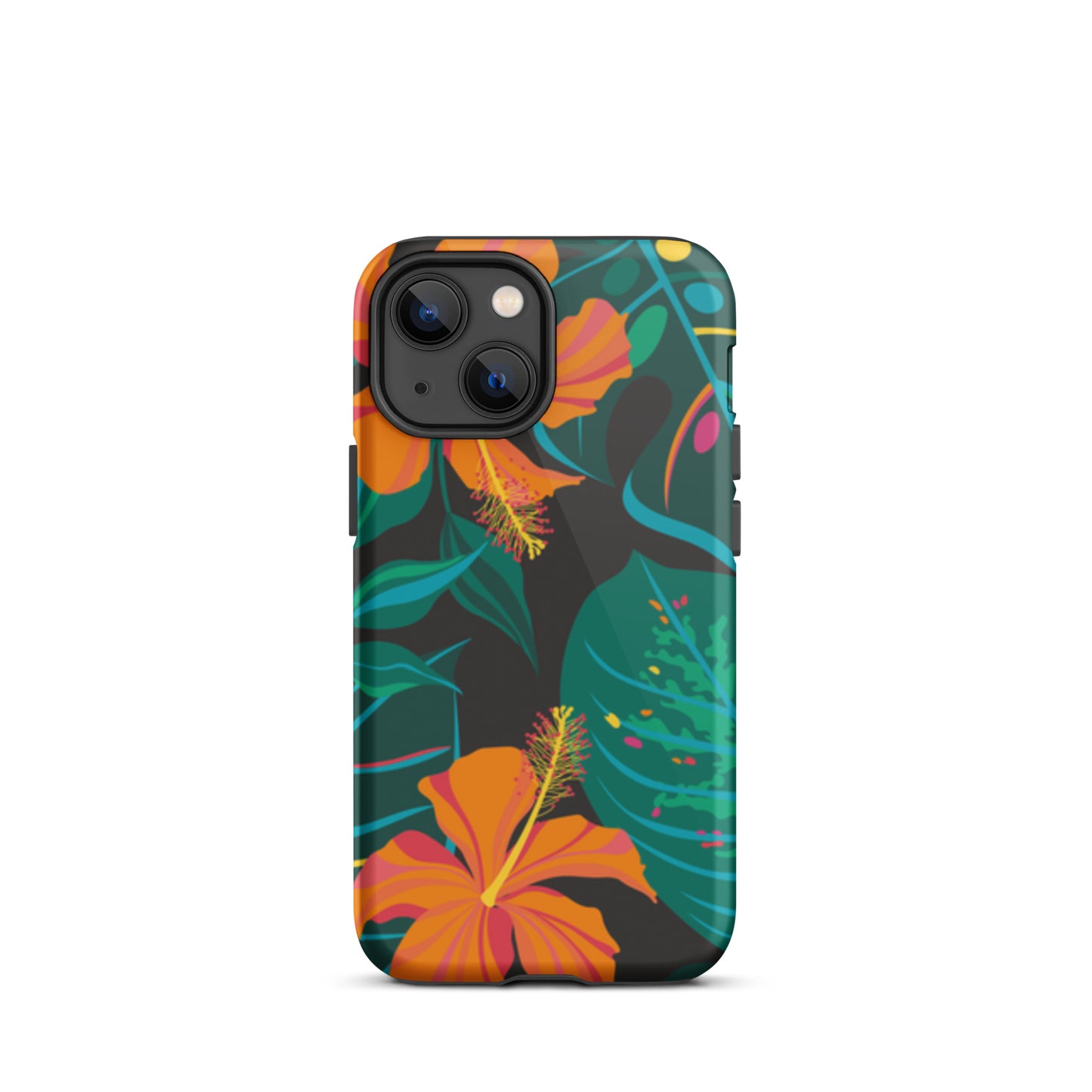 iPhone Dual-Layered Tough Case With Raised Bezel - Tropical