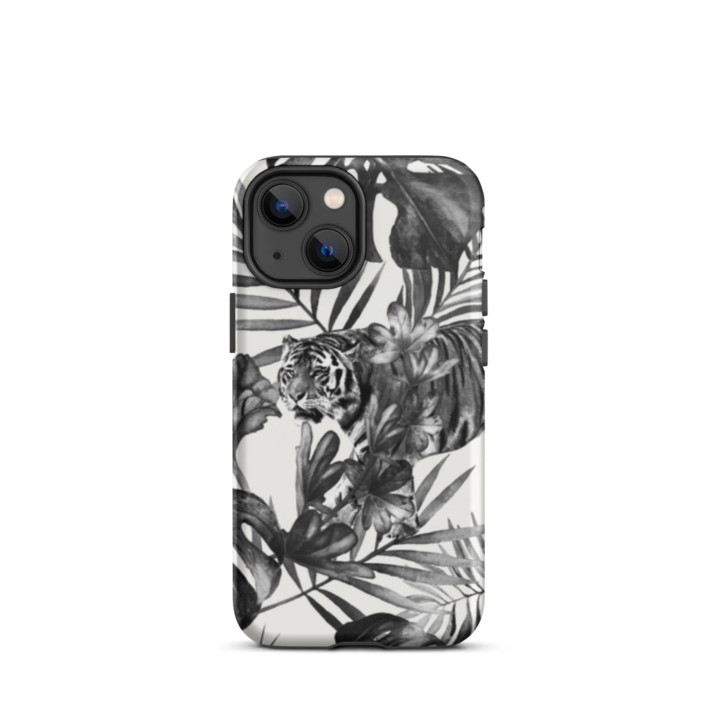 iPhone Dual-Layered Tough Case With Raised Bezel - King Of The Jungle